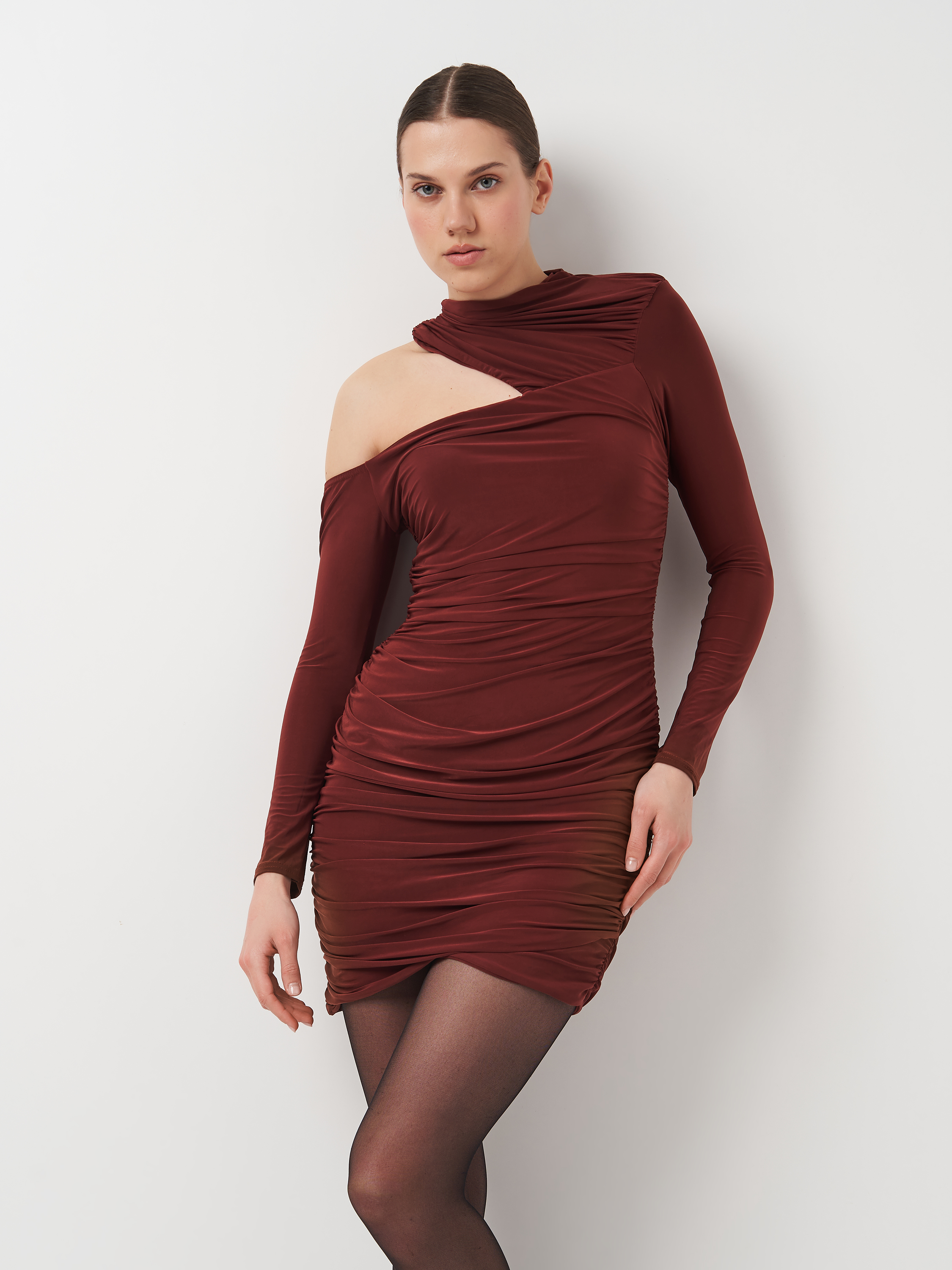 Акція на Плаття жіноче Missguided DD930634 40 Бордове від Rozetka