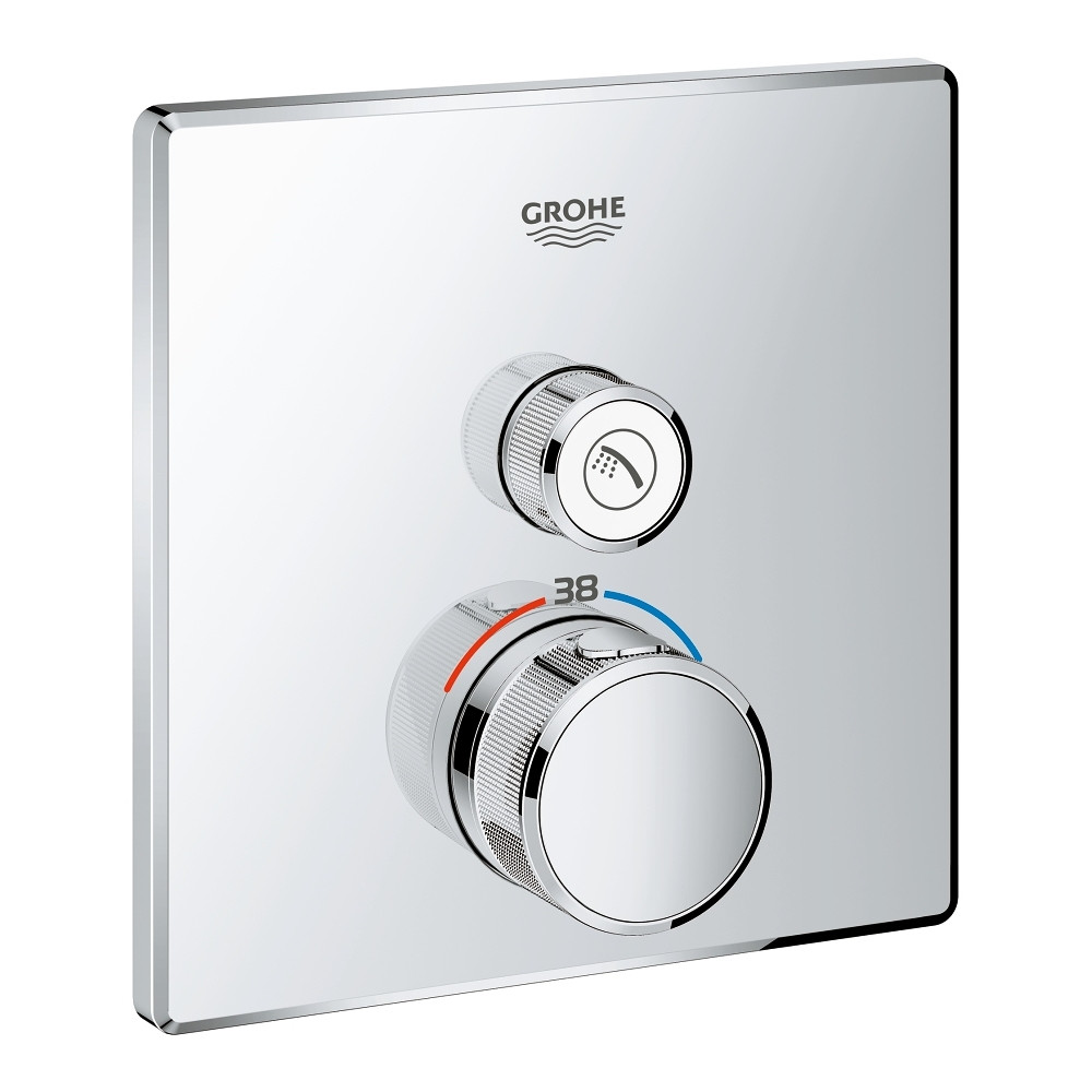 

Термостат для душа Grohe GROHTHERM SmartControl встраиваемый без подключения шланга