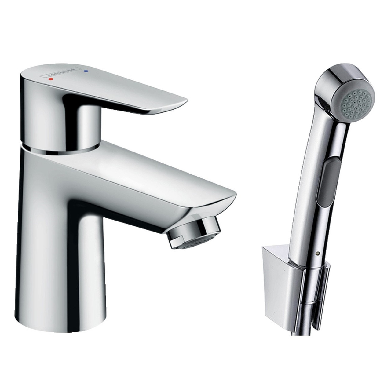 

Набор для биде Hansgrohe Talis E со сливным клапаном Push-Open, хром