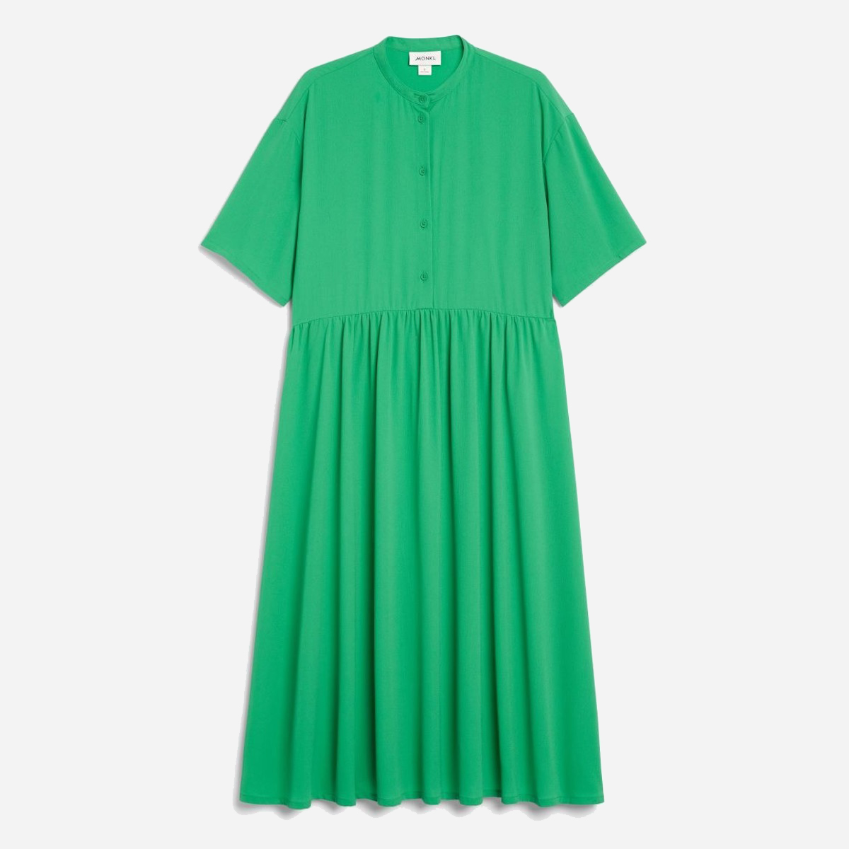 Акція на Сукня-сорочка міді літня жіноча Monki mnk05300005 S Зелена від Rozetka