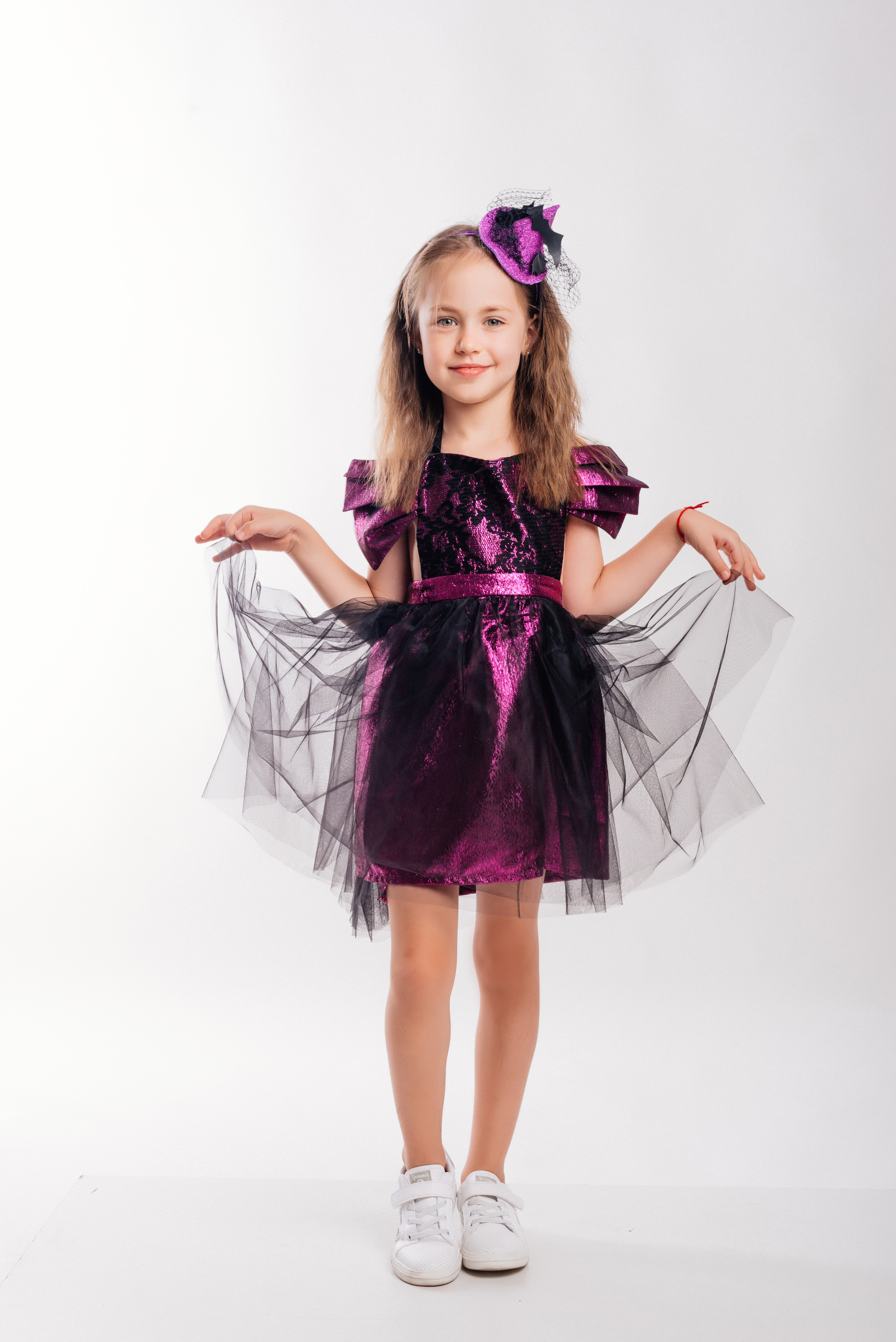 

Платье"Ведьмочка" костюм для девочки Colombina Kids 120 см