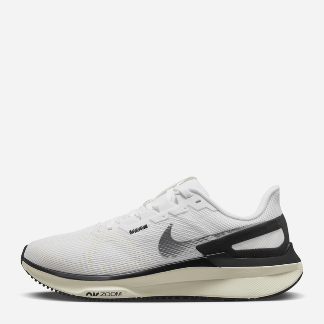 Акція на Жіночі кросівки для бігу Nike Air Zoom Structure 25 DJ7884-104 38.5 (7.5US) 24.5 см Білий/Чорний від Rozetka