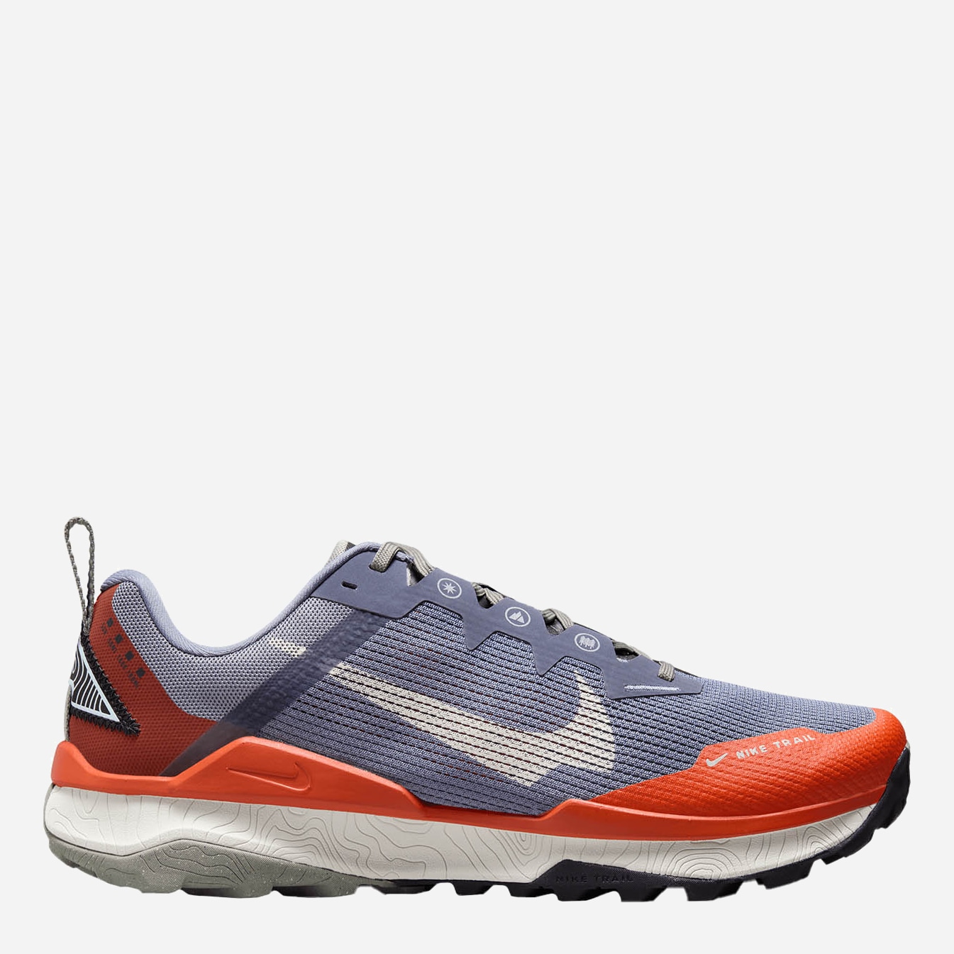 Акція на Чоловічі кросівки для бігу Nike React Wildhorse 8 DR2686-006 44.5 (10.5US) 28.5 см Сірий/Помаранчевий від Rozetka