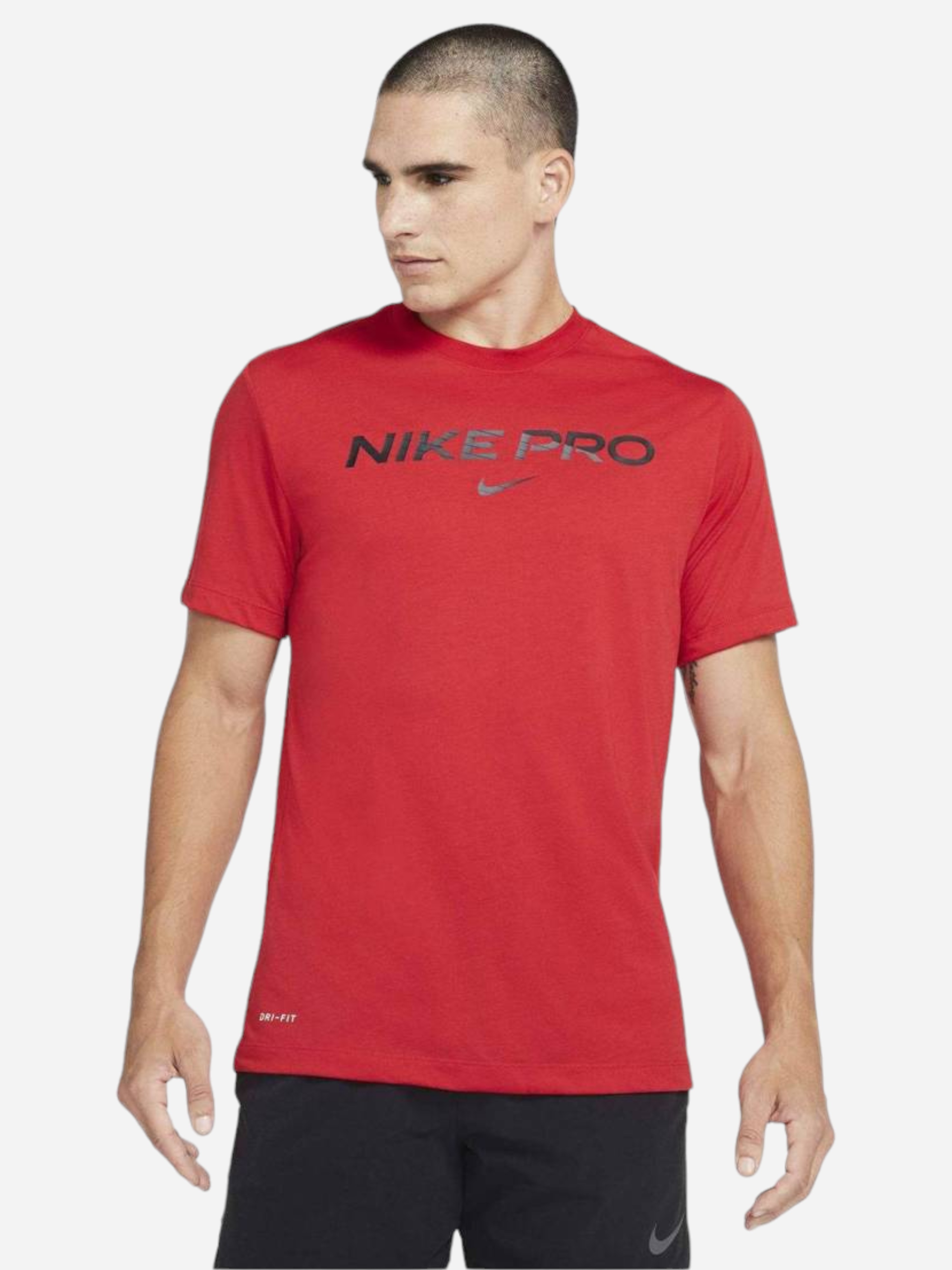 Акція на Футболка чоловіча Nike M Nk DB Tee Nike Pro Da1587-657 S Червона від Rozetka