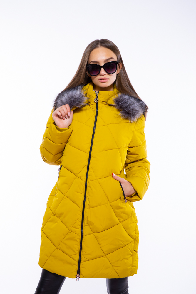 

Куртка стеганая Time of Style 120PSKL1708B 48 Горчичный