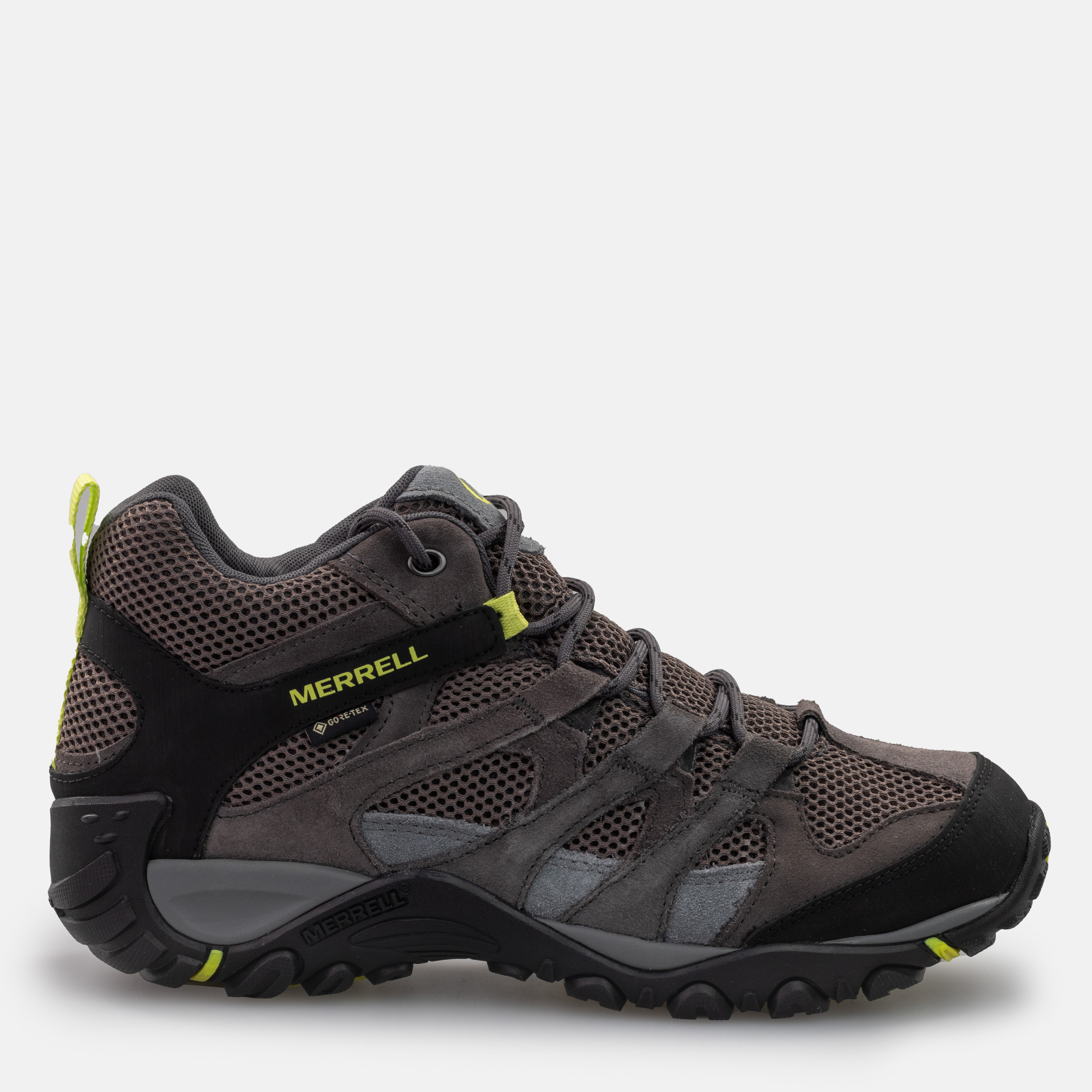 Акція на Чоловічі кросівки для треккінгу з Gore-Tex Merrell Alverston Mid GTX M J036211 44.5 (10.5US) 28.5 см Сірі від Rozetka