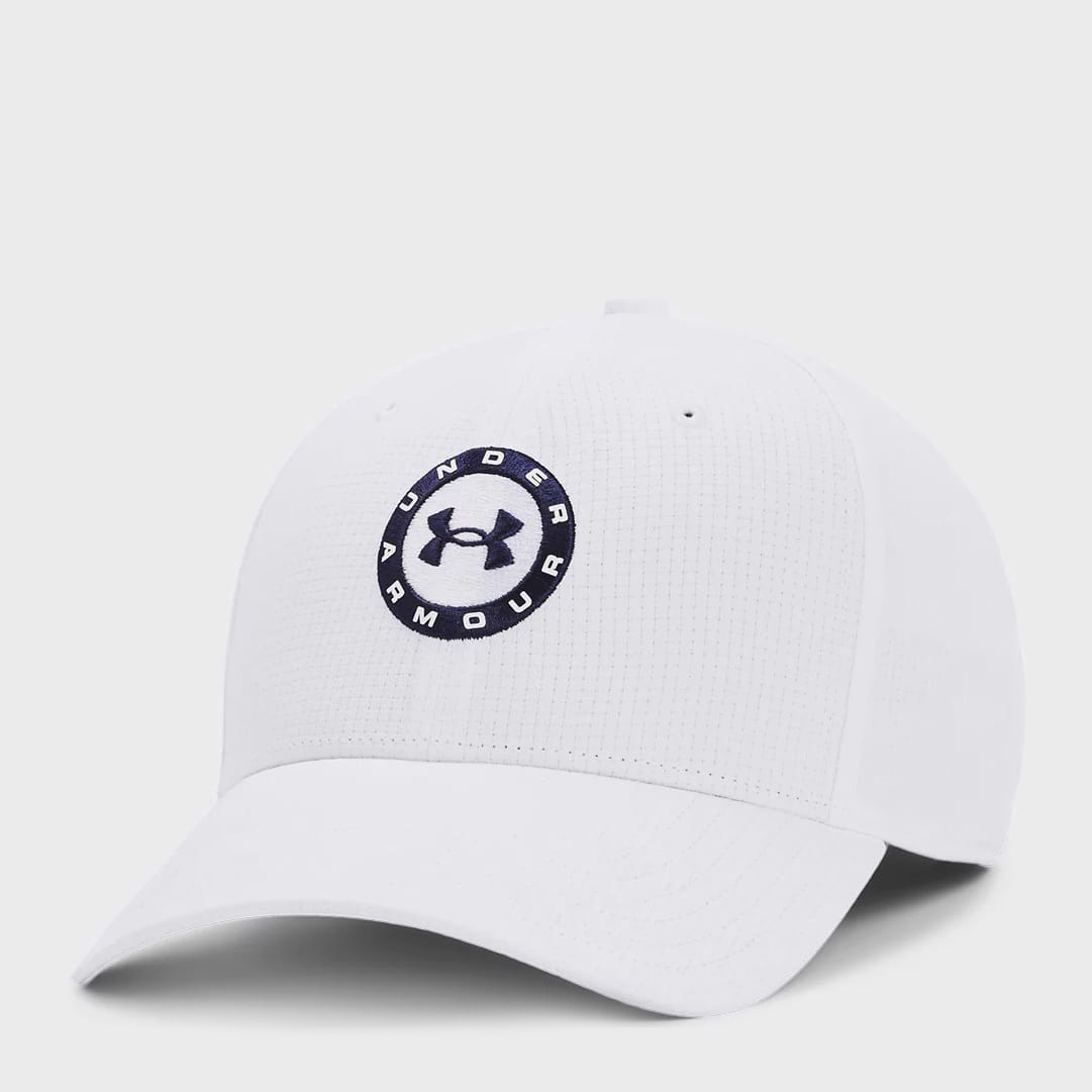 Акція на Кепка чоловіча Under Armour Jordan Spieth Tour Adj Hat 1361544-103 One Size Біла від Rozetka