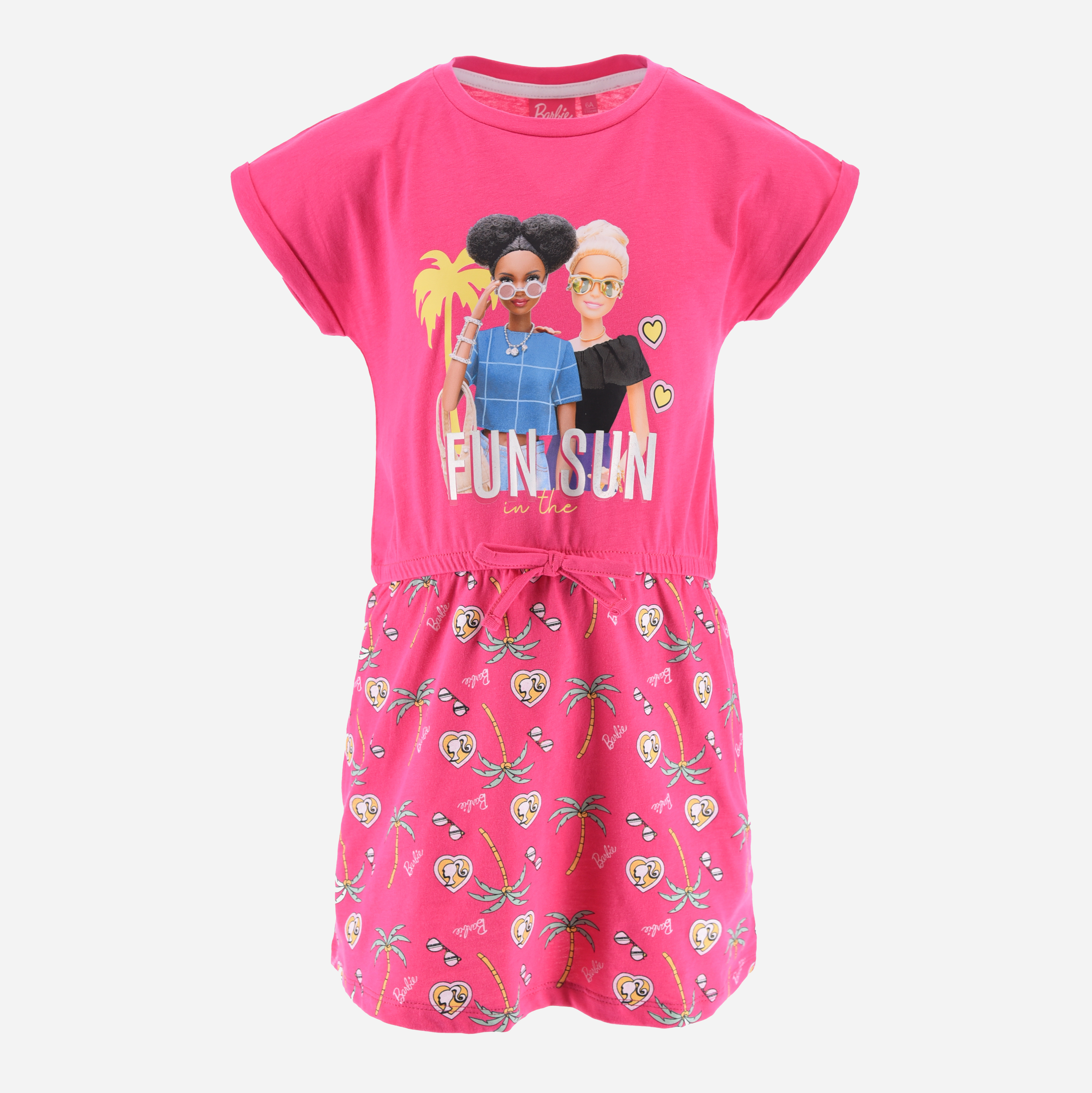 Акція на Дитяча літня сукня для дівчинки Disney Barbie EX1087 98-104 см Фуксія від Rozetka