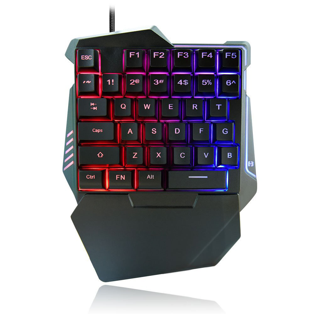 Игровая мини клавиатура проводная подсветкой геймерский кейпад для игр  Gamwing G7 RGB Keypad для одной руки – фото, отзывы, характеристики в  интернет-магазине ROZETKA от продавца: Easy Gaming | Купить в Украине:  Киеве,