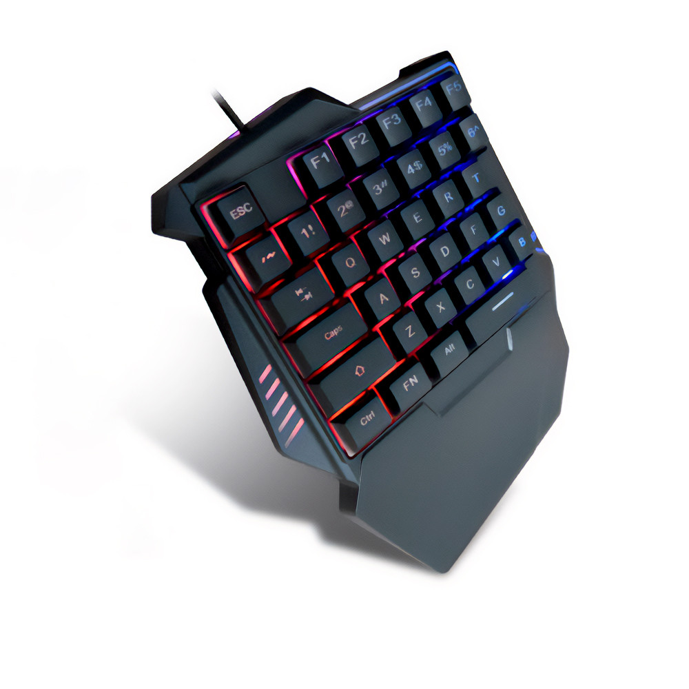 Игровая мини клавиатура проводная подсветкой геймерский кейпад для игр  Gamwing G7 RGB Keypad для одной руки – фото, отзывы, характеристики в  интернет-магазине ROZETKA от продавца: Easy Gaming | Купить в Украине:  Киеве,