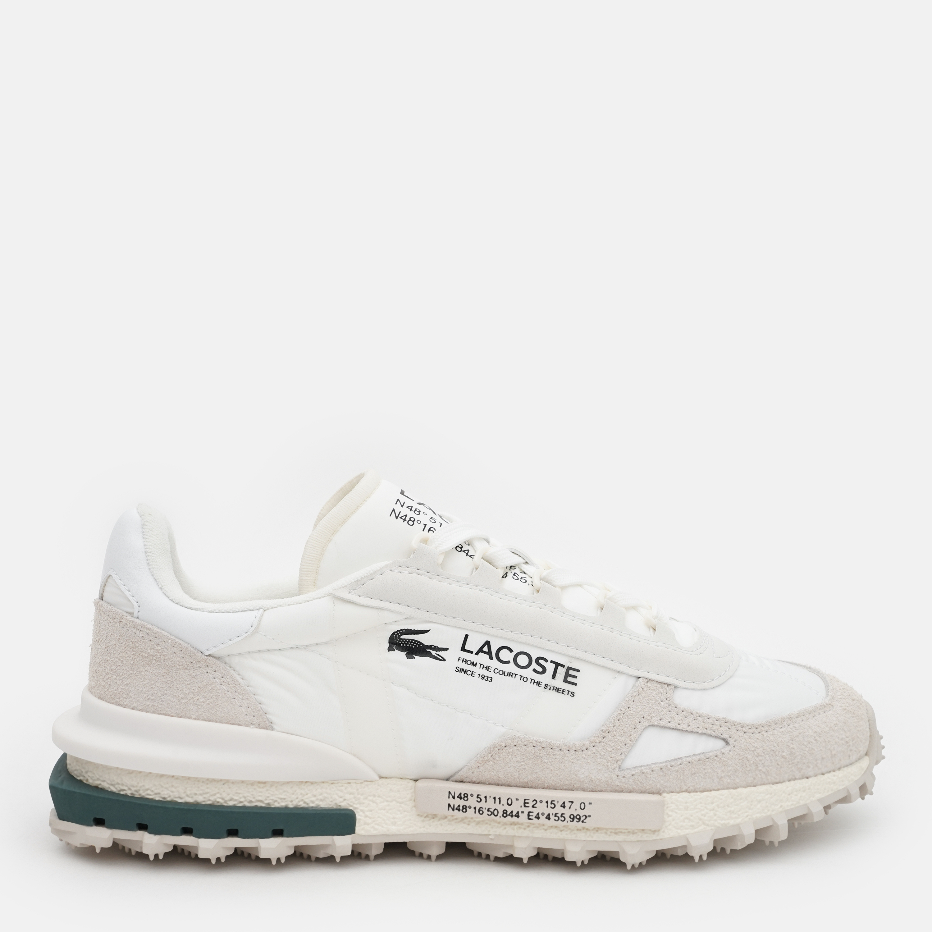 Акція на Чоловічі кросівки Lacoste Elite Active 746SMA0008-1R5 42 (T8) 25.8 см Wht/Dk Grn від Rozetka