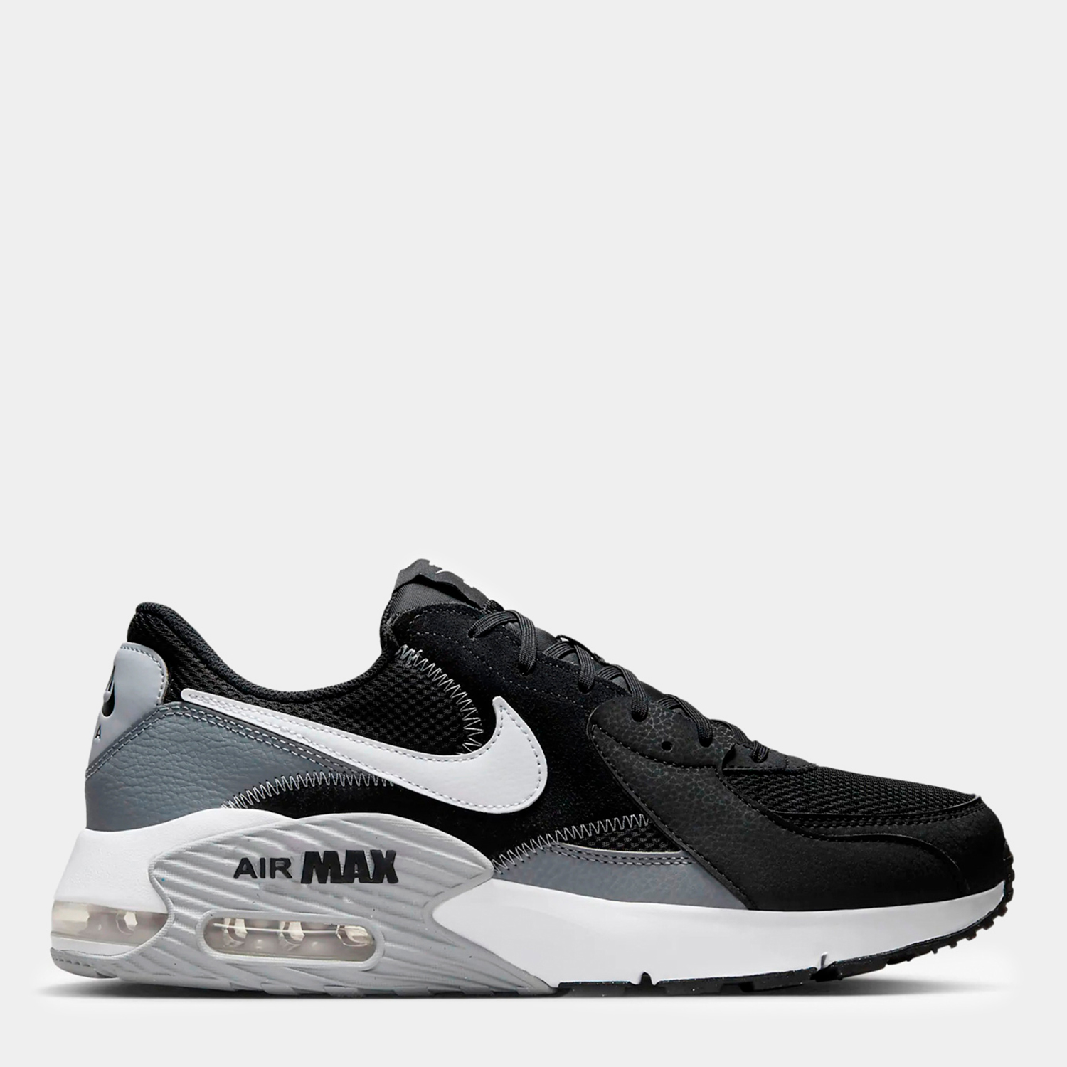 Акция на Чоловічі кросівки Nike Air Max Excee FN7304-001 40 (7US) 25 см Black/White-CoolL Grey-Wolf Grey от Rozetka