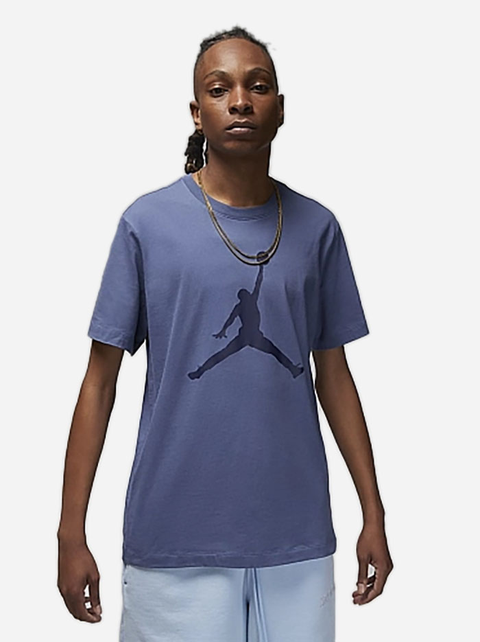 Акція на Футболка чоловіча Nike M J Jumpman Ss Crew CJ0921-491 M Синя від Rozetka