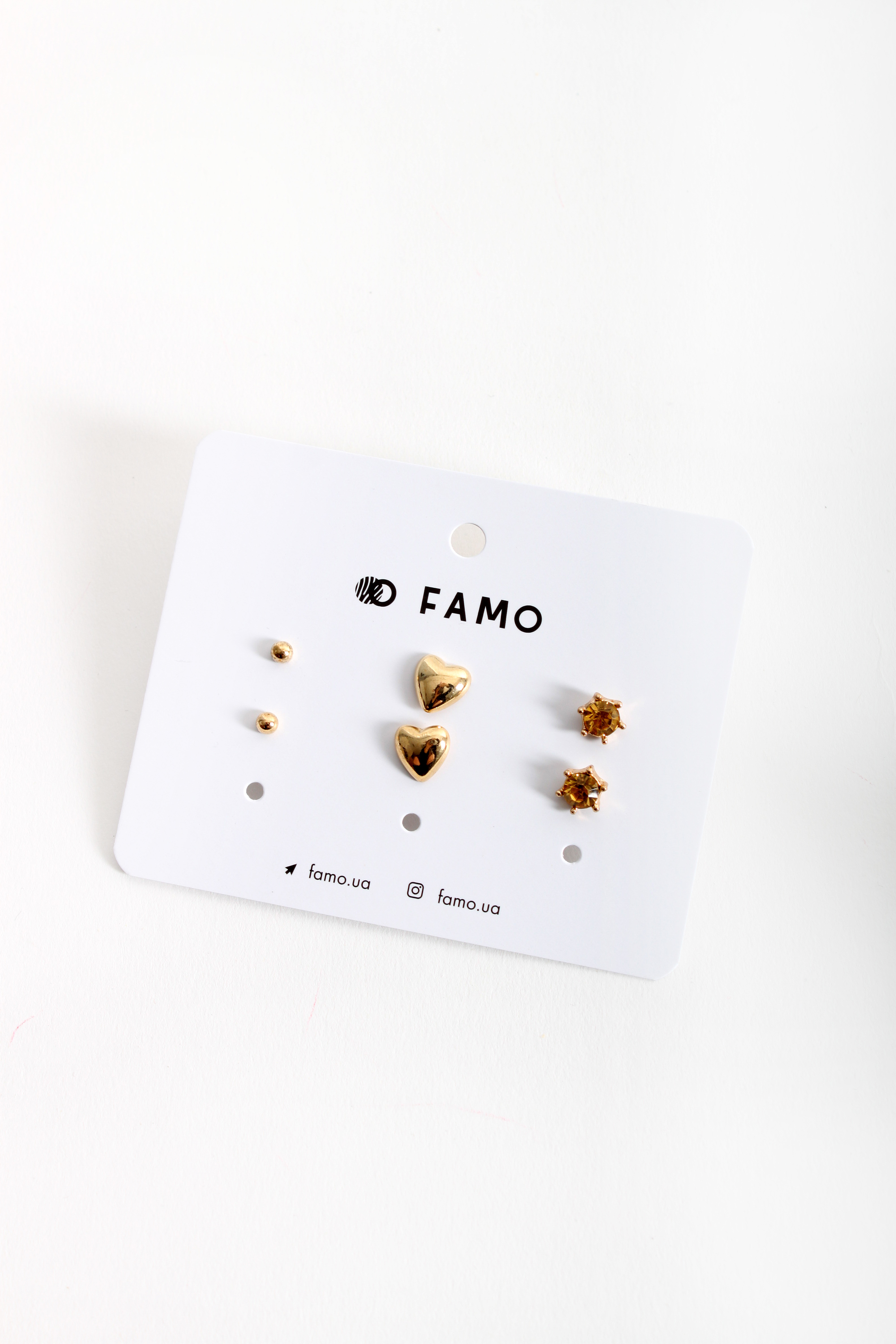 

Набор сережек FAMO Олина разноцветный Длина 0.2/1/0.8(см)/ Ширина 0.2/1/0.8(см) (X111-1-3)