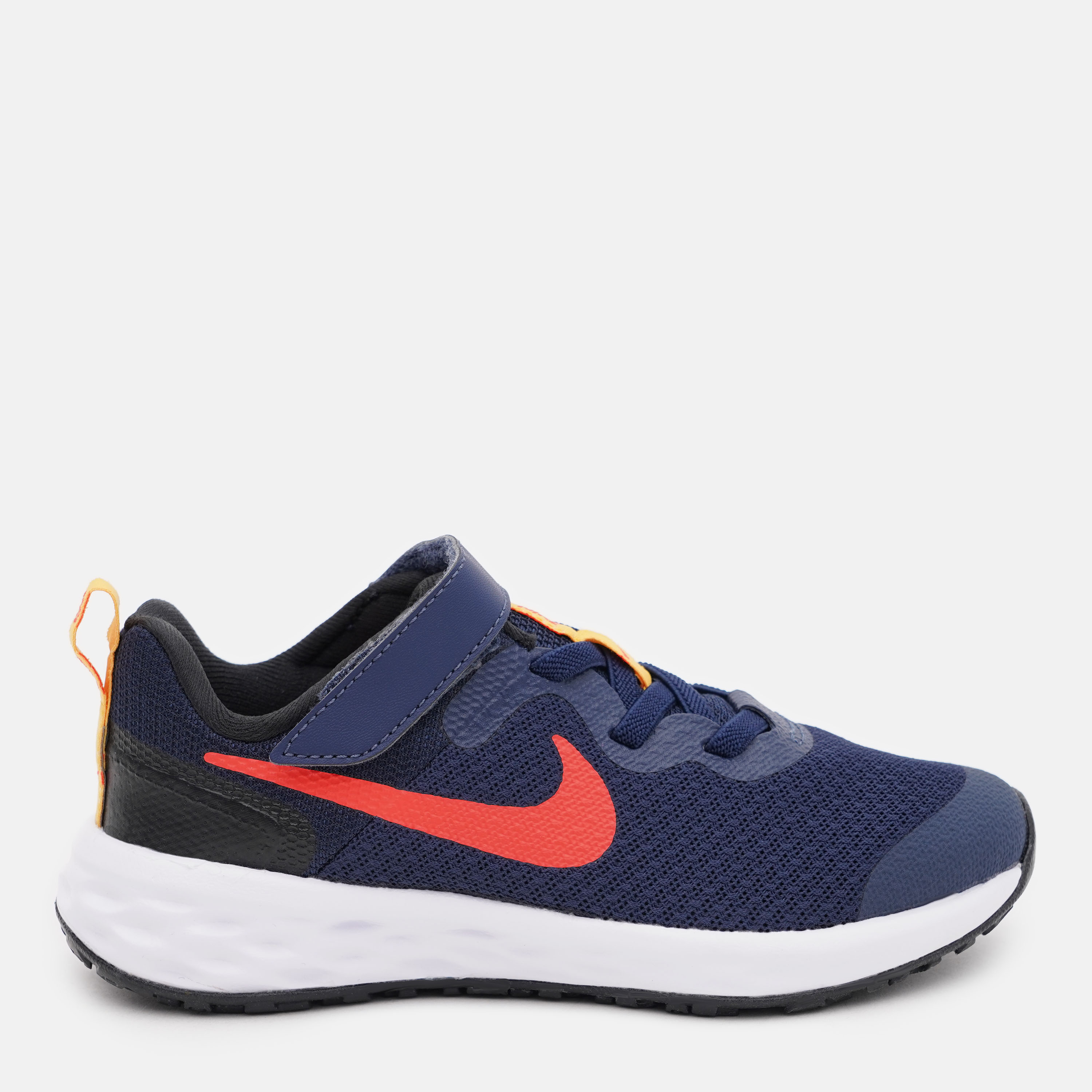 Акция на Дитячі кросівки для хлопчика Nike Revolution 6 Nn (Psv) DD1095-412 28 Midnight Navy/Bright Crimson-Black от Rozetka