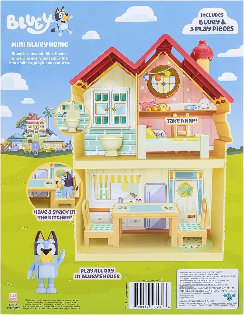 Детский игрушечный набор с фигуркой Bluey Mini Home и домиком с мебелью  (SVTL00020045) – фото, отзывы, характеристики в интернет-магазине ROZETKA  от продавца: Toyvillage | Купить в Украине: Киеве, Харькове, Днепре,  Одессе, Запорожье,