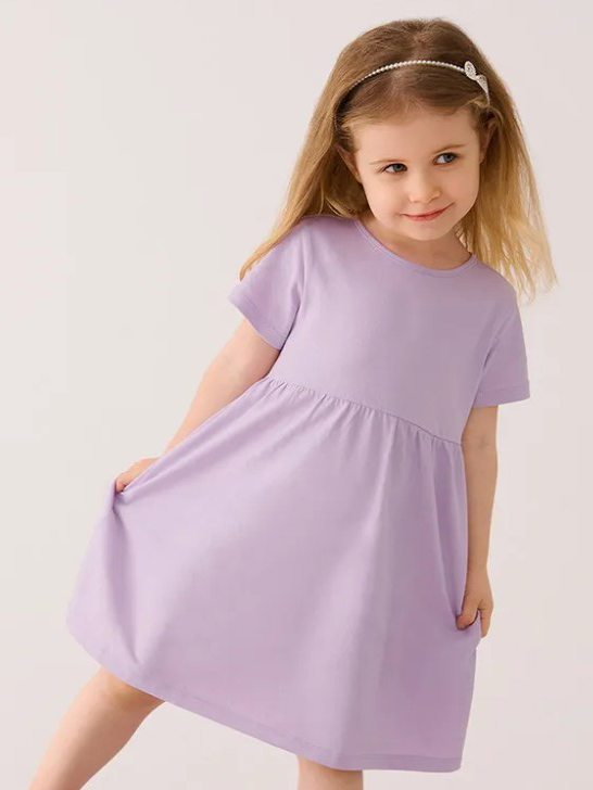 Акція на Дитяча сукня для дівчинки Cool Club CCG2401842 62 см Фіолетова від Rozetka
