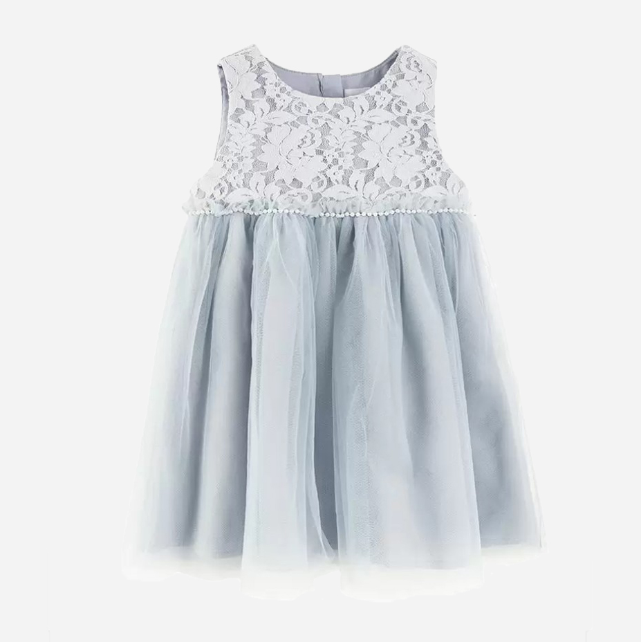 Акція на Дитяча святкова фатинова сукня для дівчинки Cool Club CCG2403474 98 см Світло-синя від Rozetka