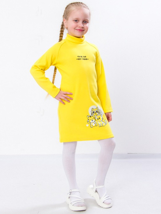 Акция на Дитяче плаття для дівчинки Носи своє 6316-019-33 116 см Жовте (p-8499-101172) от Rozetka
