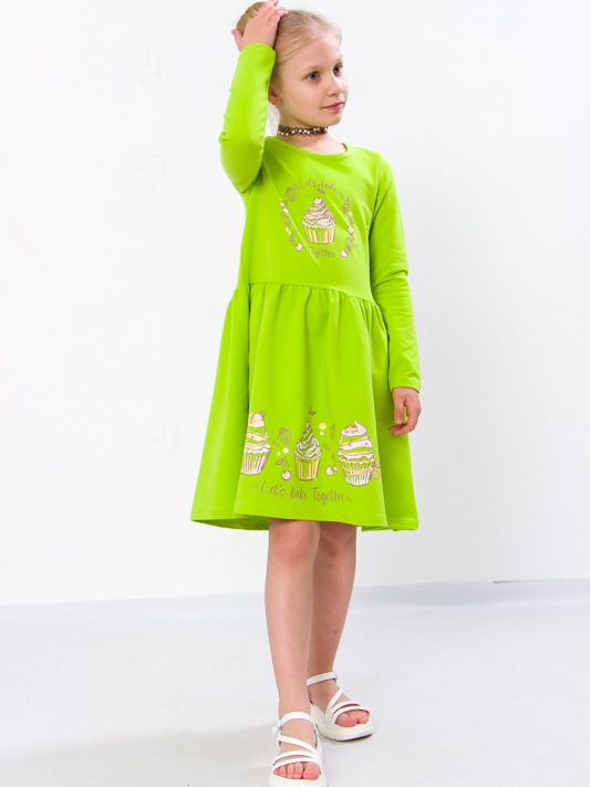 Акція на Дитяча сукня для дівчинки Носи своє 6117-057-33 110 см Цитрус (p-10503-113172) від Rozetka