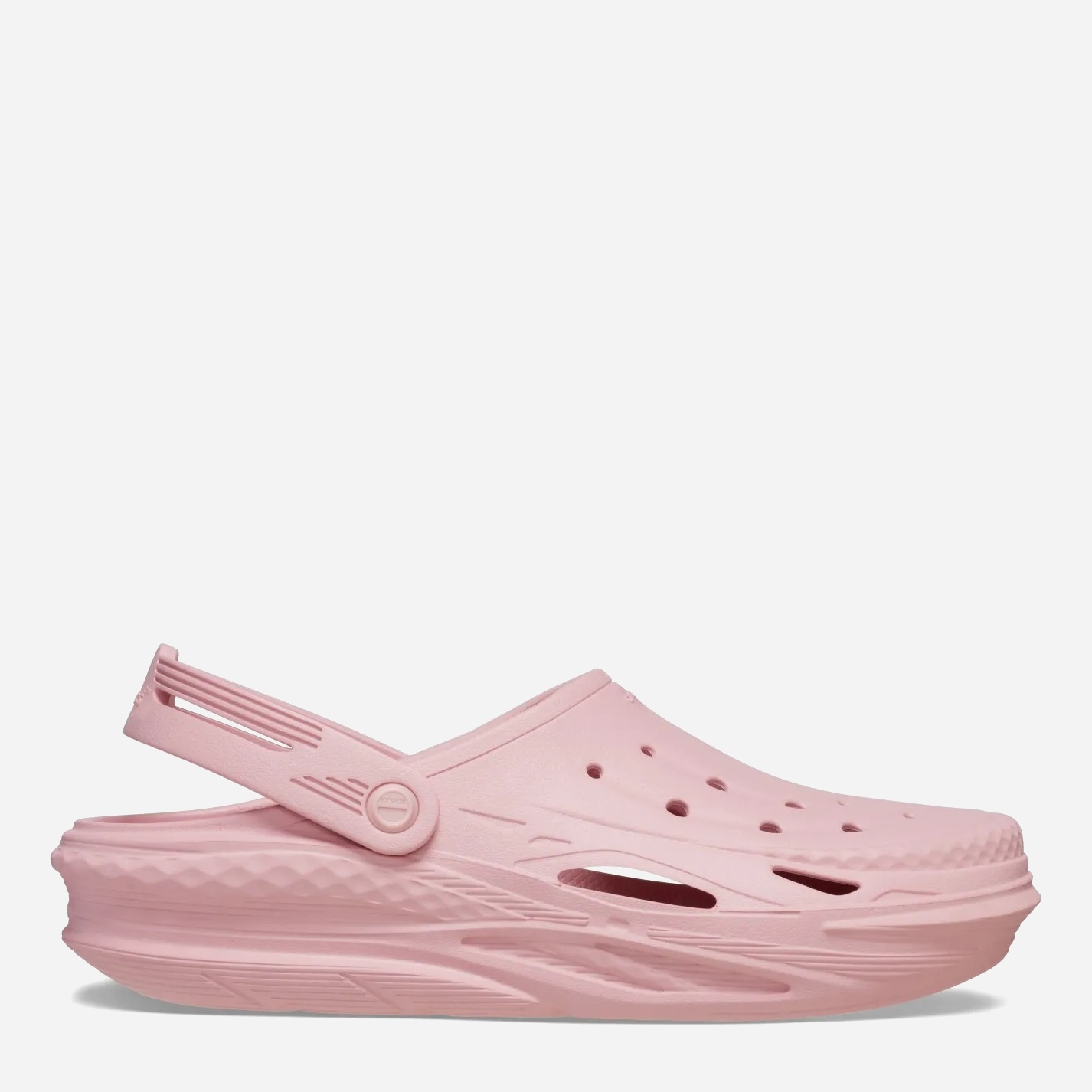 Акція на Жіночі крокси Crocs Off Grid Clog 209501-606-M7/W9 39-40 25 см Petal Pink від Rozetka