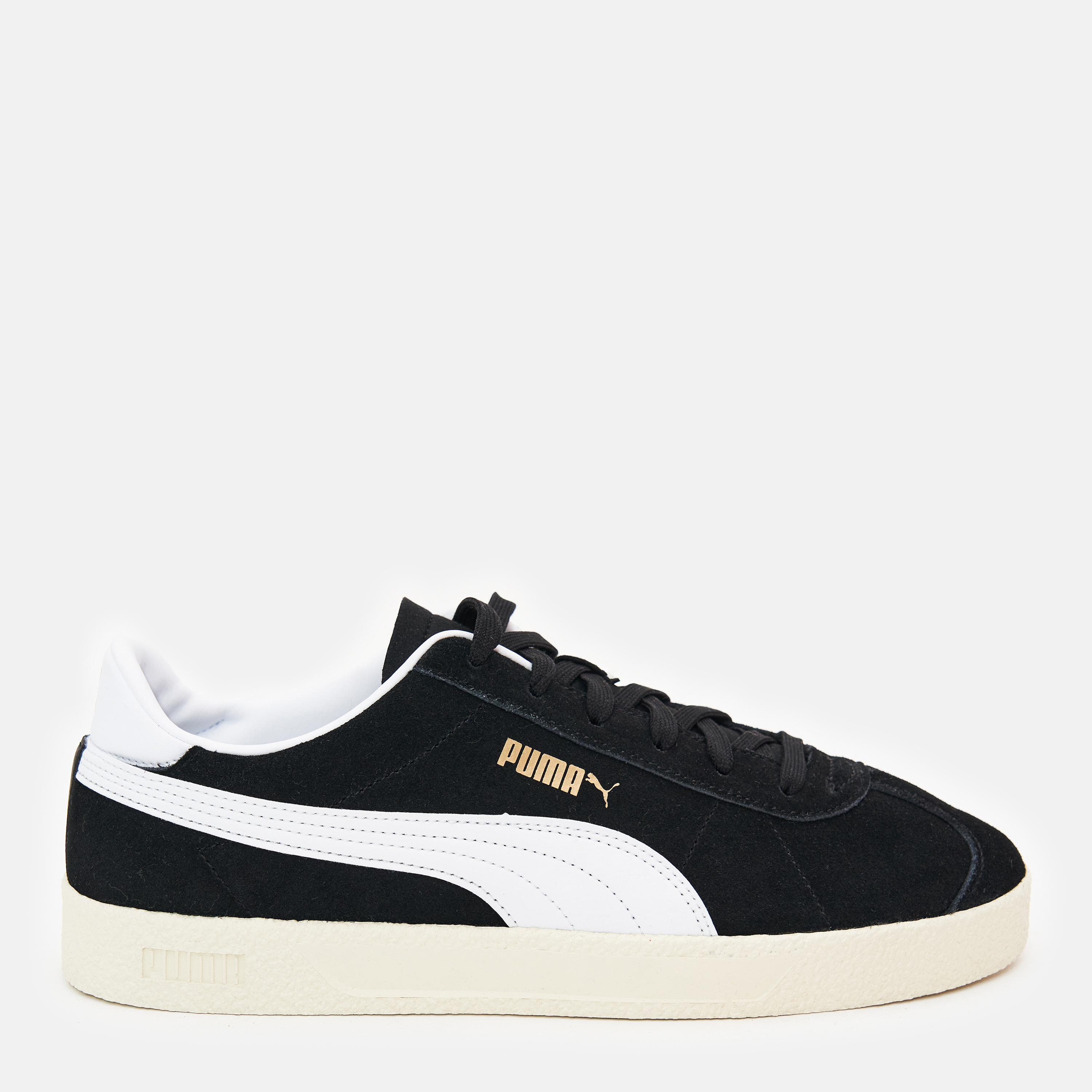 Акція на Жіночі кеди низькі Puma Club 38111102 39 (6UK) 25 см Puma Black-Puma White-Puma Team Gold-Ivory Glow від Rozetka