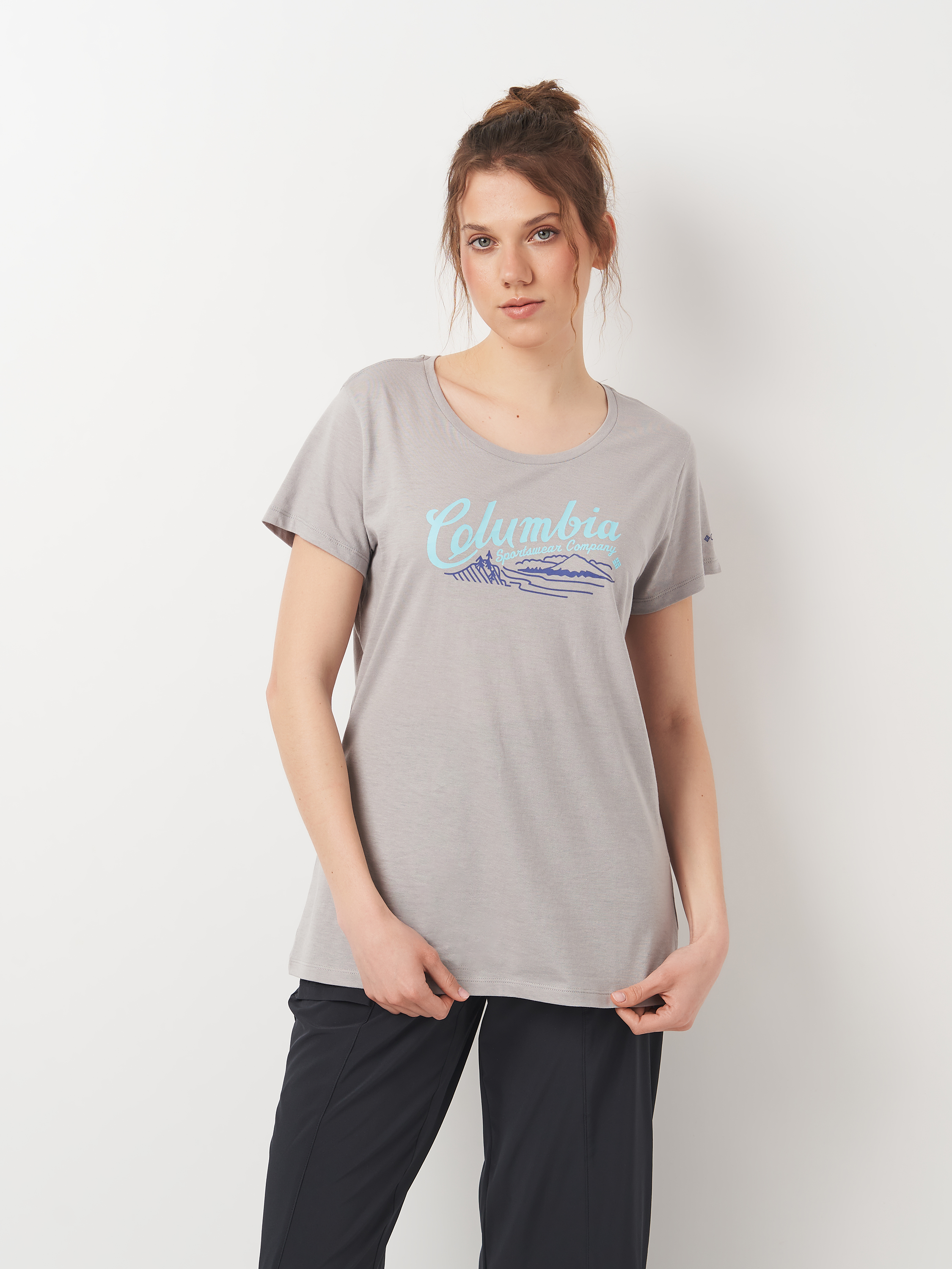 Акція на Футболка жіноча Columbia Graphics Daisy Days SS Graphic Tee 1934591-042 XS Світло-сіра від Rozetka