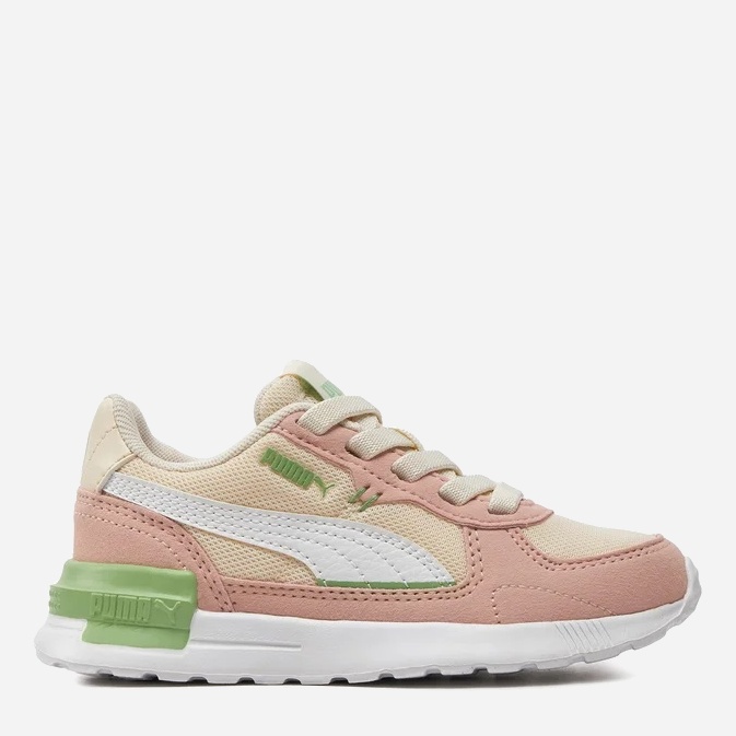 Акція на Дитячі кросівки для дівчинки Puma Graviton AC 38198830 34 (1.5) Sugared Almond-White-Rose Quartz-Pure Green від Rozetka