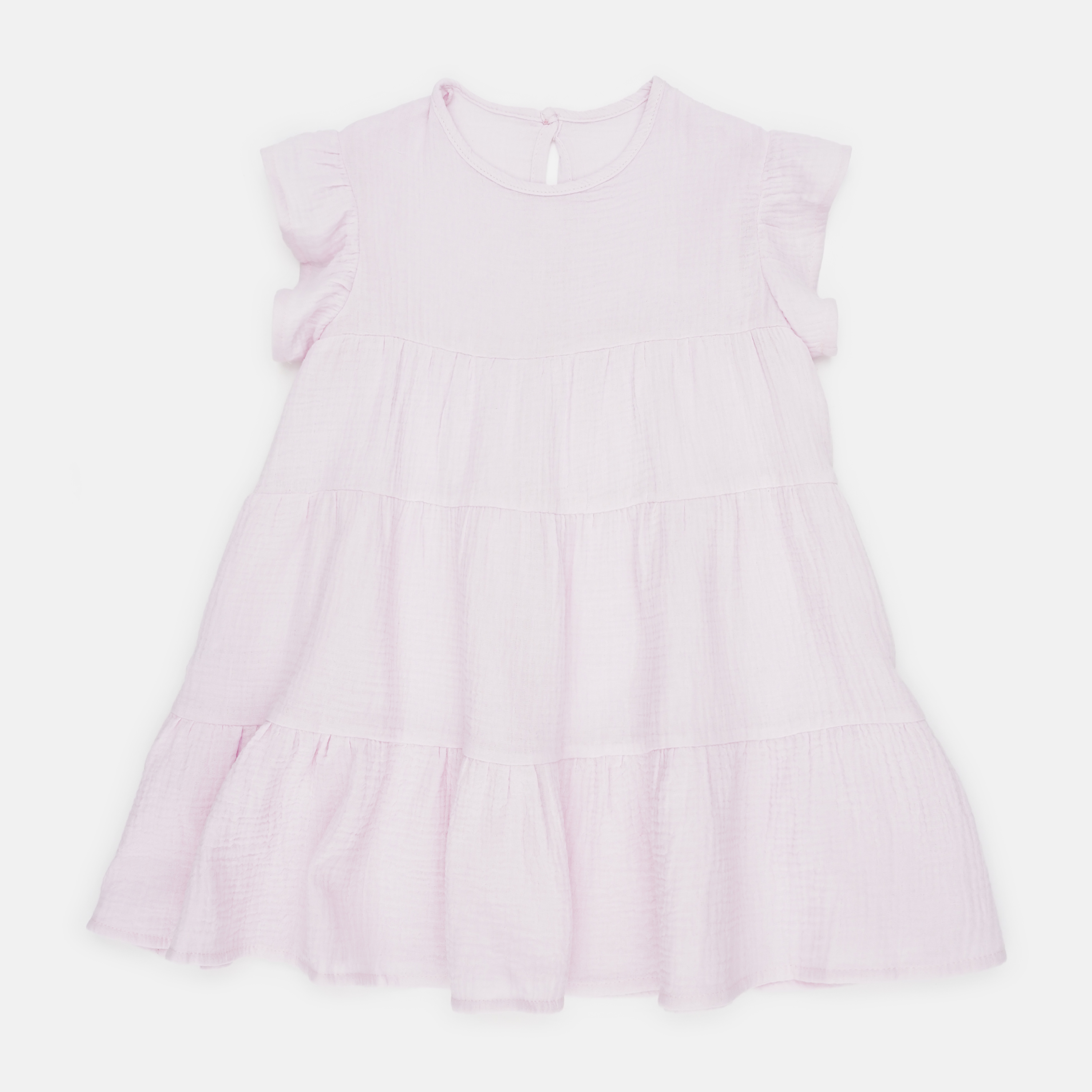 Акція на Дитяча літня муслінова сукня для дівчинки Tair kids СФ849 110 см Рожева від Rozetka
