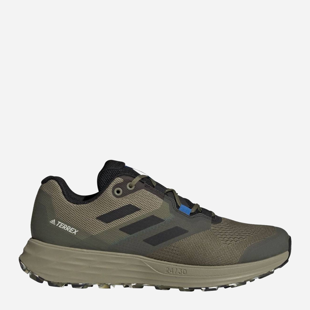 Акція на Чоловічі кросівки для бігу adidas Terrex Two Flow H05844 39.5 Оливкові від Rozetka