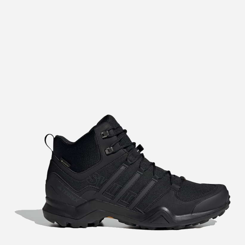 Акція на Чоловічі черевики для трекінгу з Gore-Tex adidas Terrex Swift R2 Mid IF7636 41.5 Чорні від Rozetka