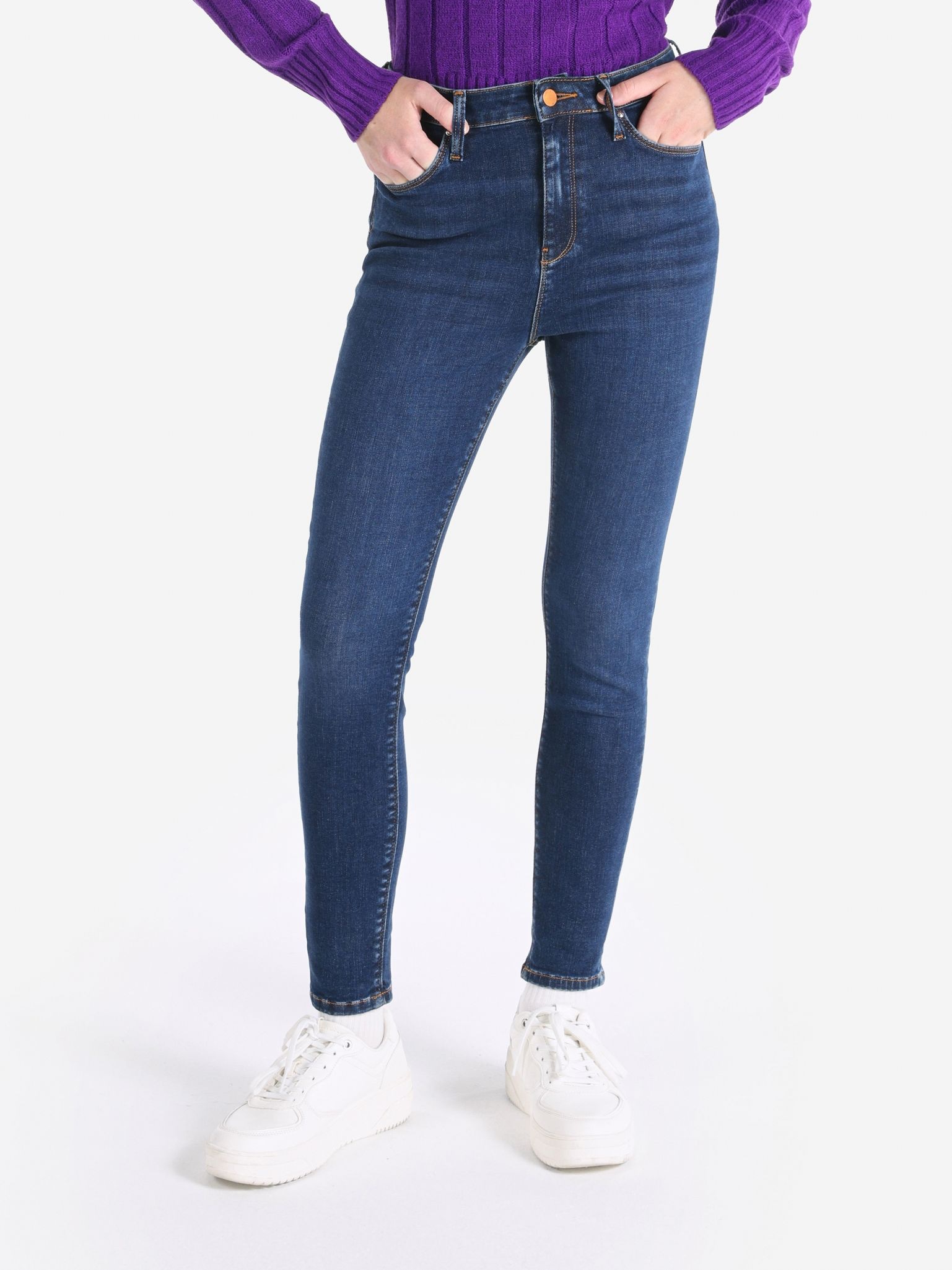 Акція на Джинси Skinny жіночі Colin's 760 Diana CL1065333-DN42856 29-30 Сині від Rozetka