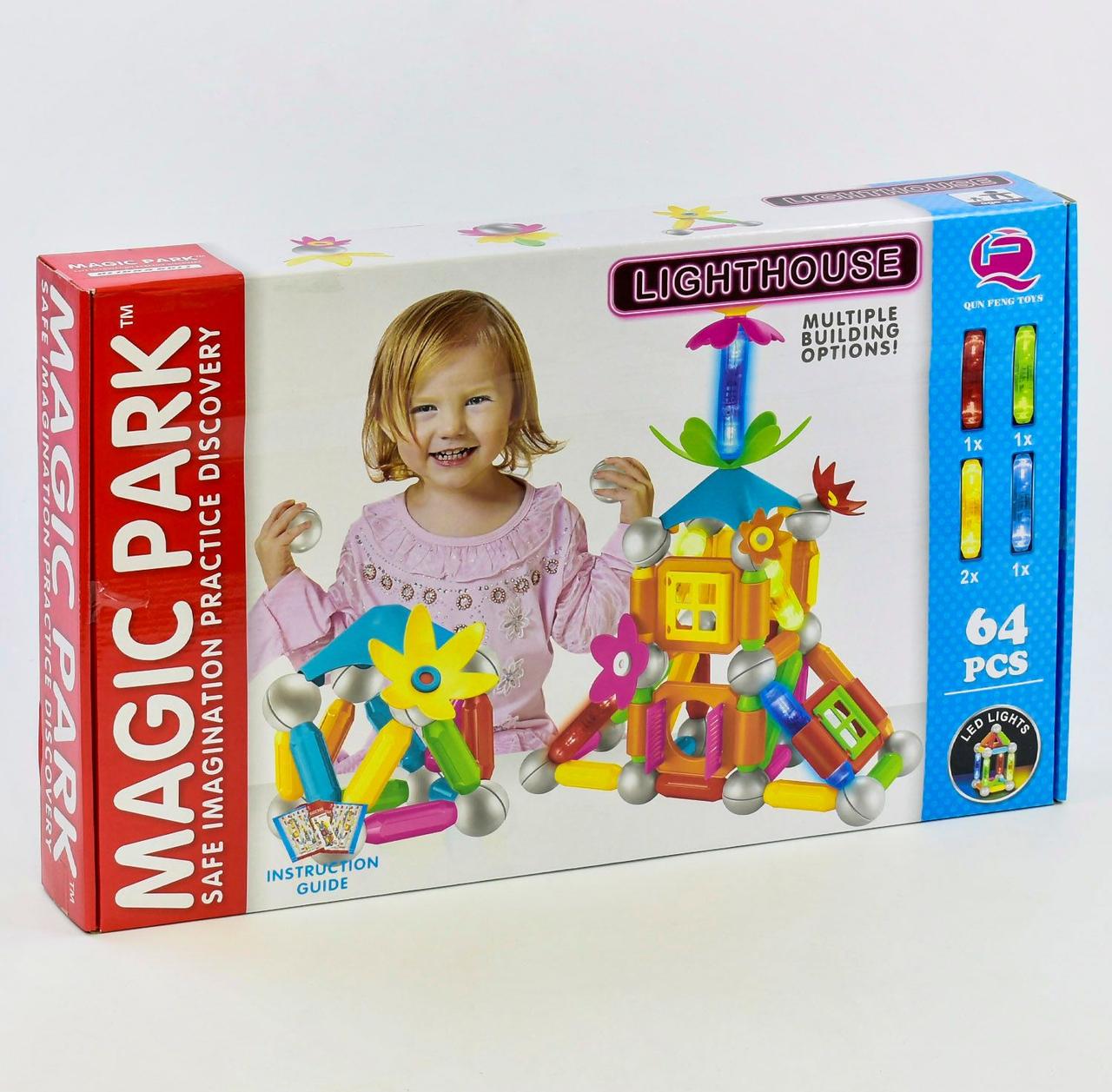 

Конструктор Magic Park QF 8617 Е Магнитный 72508