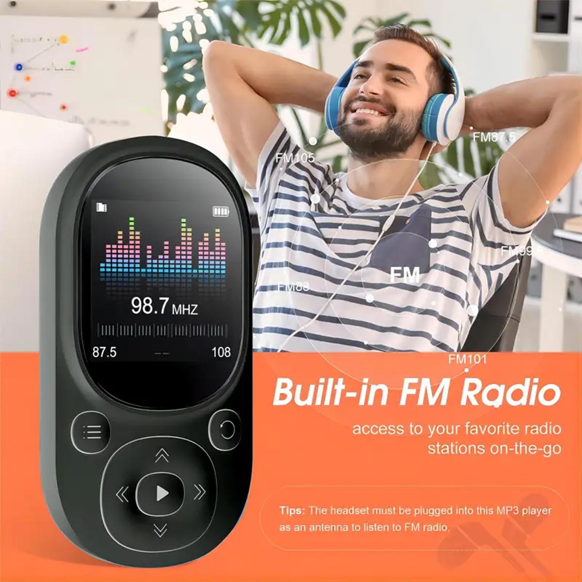 MP3 плеер Benjie A11 Bluetooth 5.3 Hi-Fi 32Gb с клипсой чёрный – фото,  отзывы, характеристики в интернет-магазине ROZETKA от продавца: SKY-M |  Купить в Украине: Киеве, Харькове, Днепре, Одессе, Запорожье, Львове