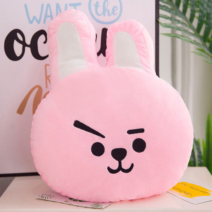 

Подушка Розовый Кролик Cooky Куки, созданный Чонгуком BT21 BTS БТС 50 см (8043)