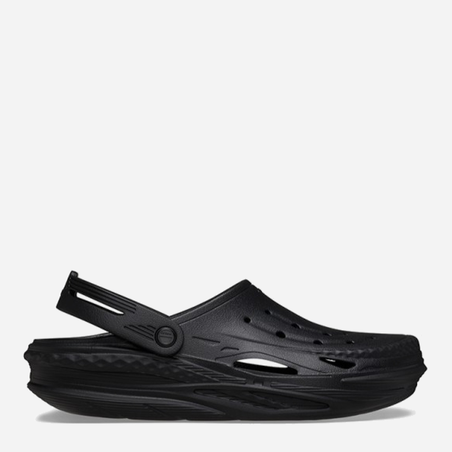 Акція на Жіночі крокси Crocs Off Grid Clog 209501-001 38-39 (M6/W8) 24 см Чорні від Rozetka