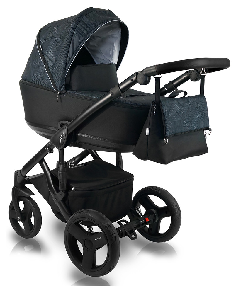 

Коляска 2 в 1 Bexa Light FL-2 черный (геометрические узоры) 622634