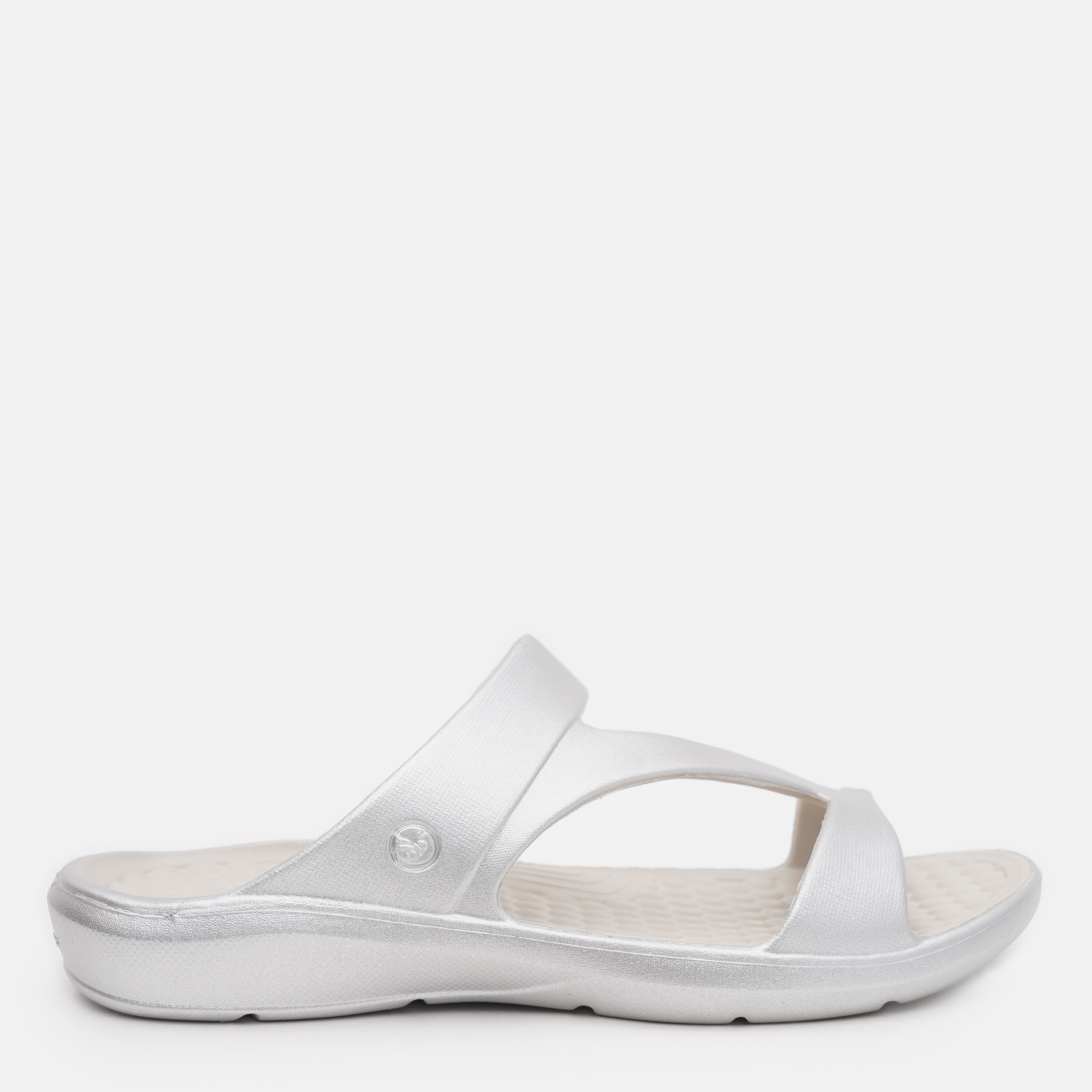 Акція на Жіночі шльопанці для пляжу Joybees Everyday Sandal WEDSD.MSV. 37 (W7) 23.8 см Metallic Silver від Rozetka