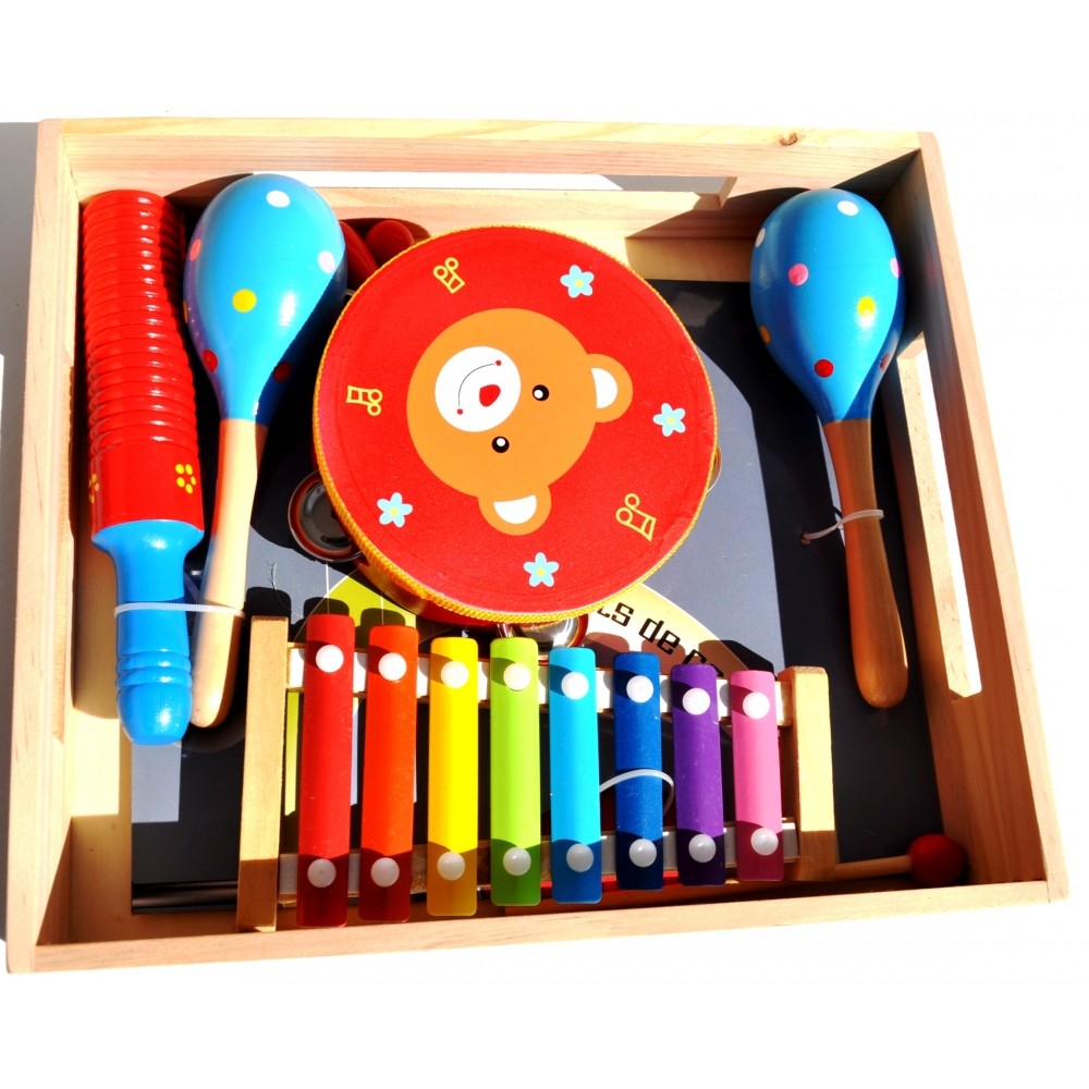 

Деревянные музыкальные инструменты Huada Toys (C321)