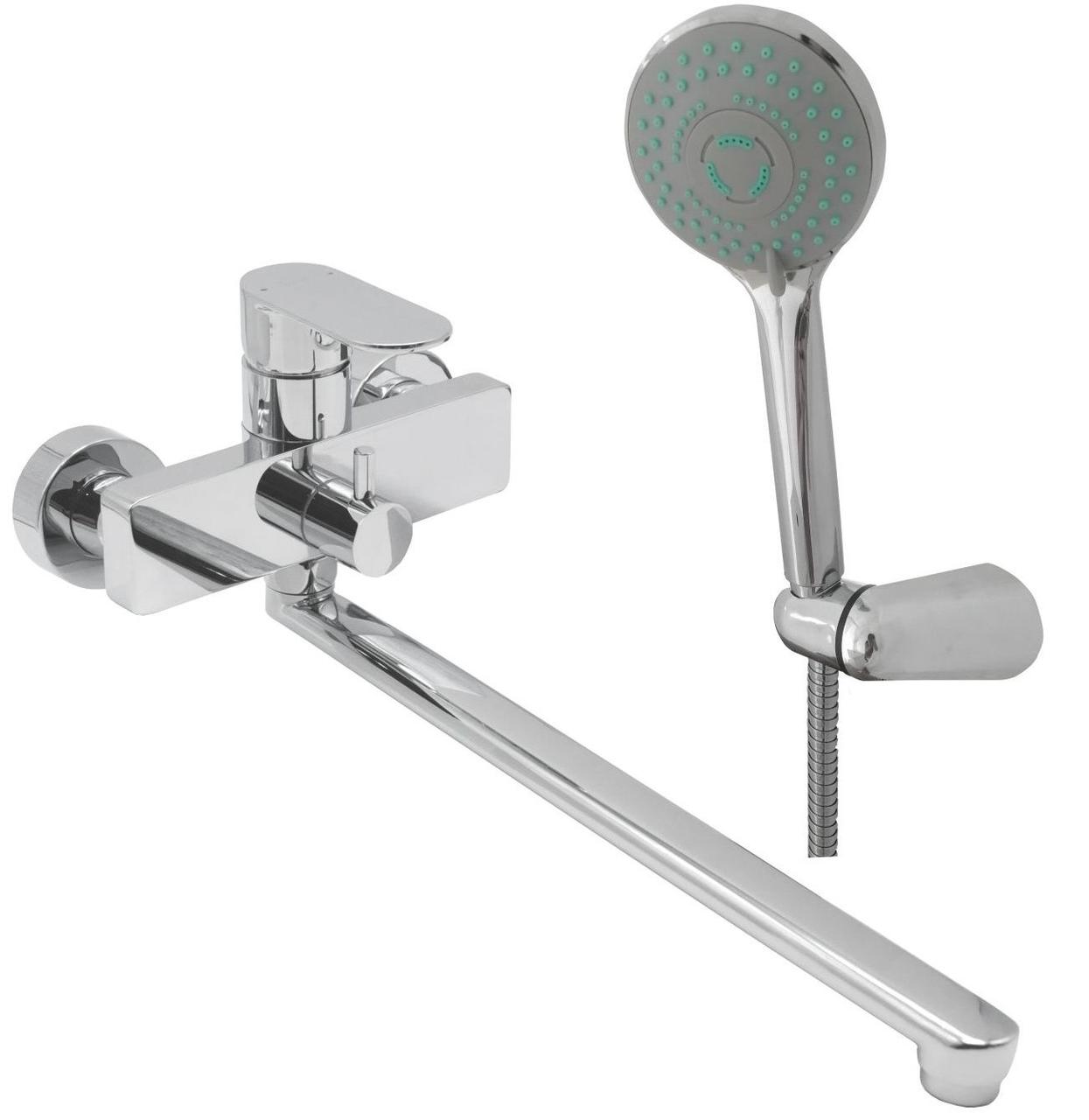 

Смеситель для ванны Topaz BARTS-TB 08116-H36 излив 350мм-ЕВРО, душевой комплект
