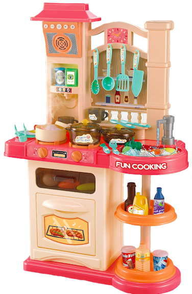 

Детская интерактивная кухня Bozhi Toys Fun Cooking 838B розовая