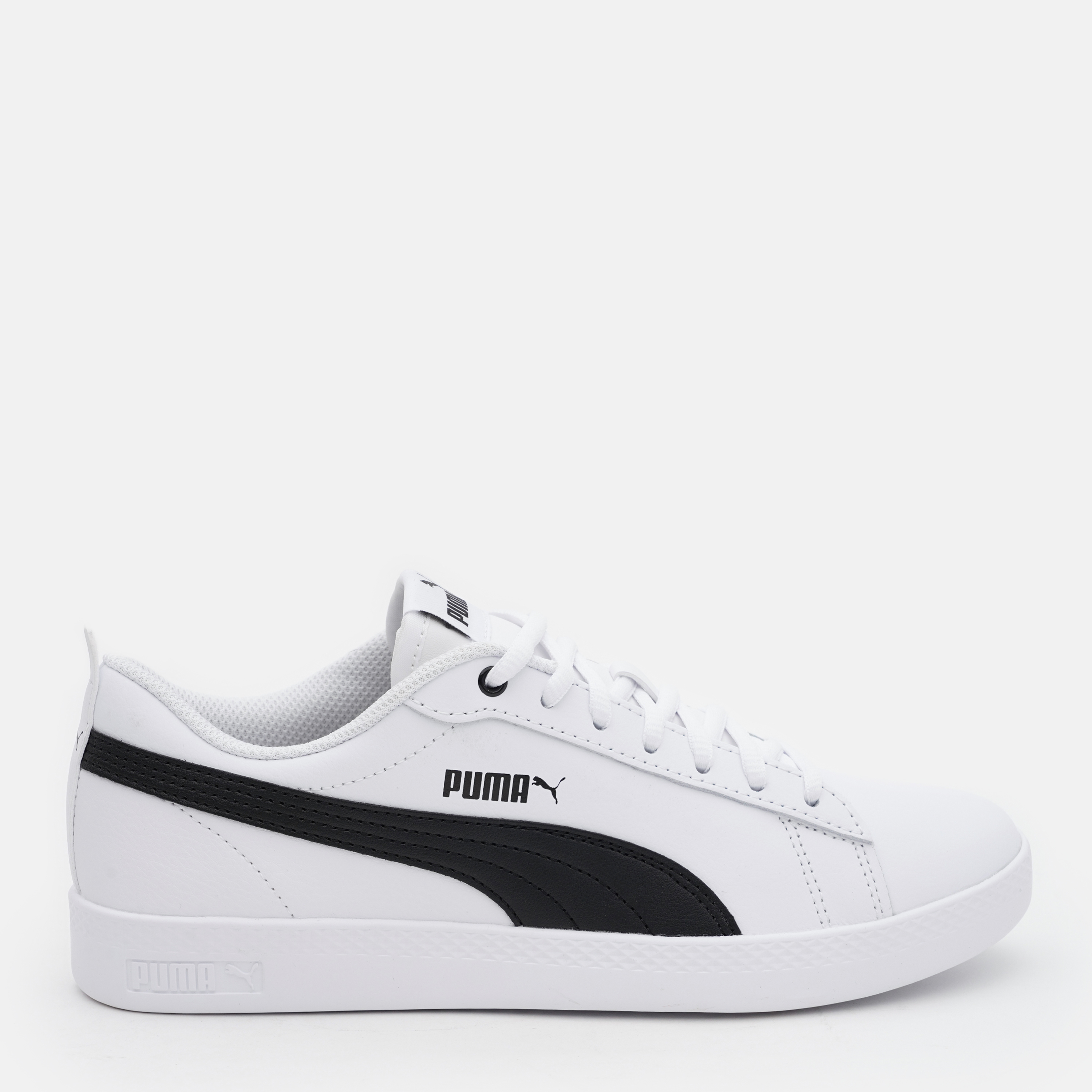 Акція на Жіночі кеди низькі Puma Smash Wns v2 L 36520801 36 (3.5UK) 22.5 см Білий/Чорний від Rozetka