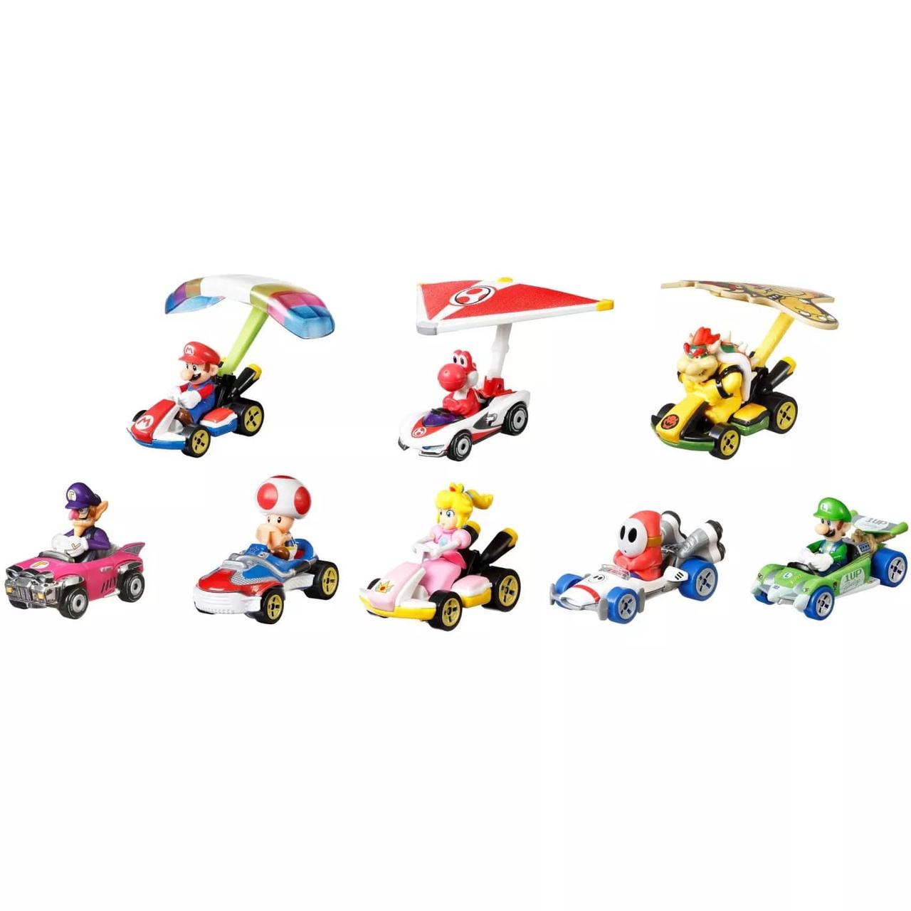 

Коллекционный набор машинок Хот Вилс Марио Карт 8 шт Hot Wheels Mario Kart Collector Set - 8pk