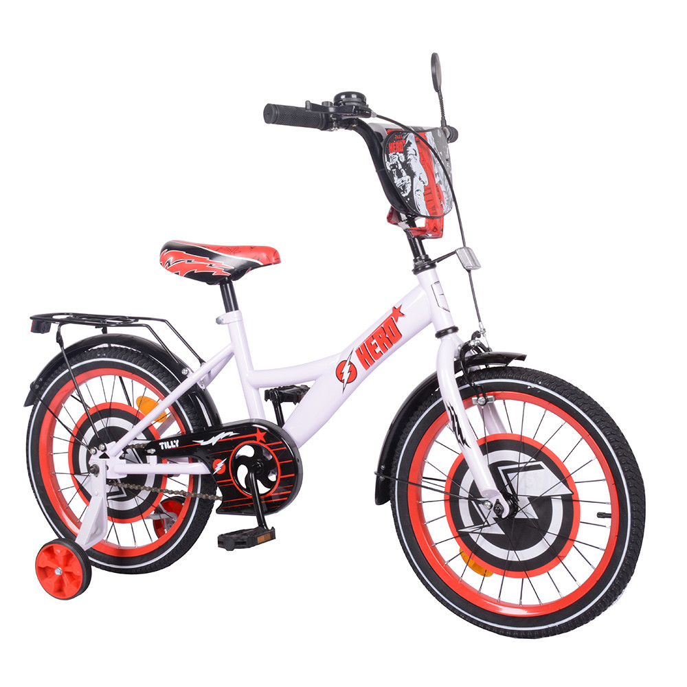 

Велосипед TILLY Hero 18 T-218212/1 white+red