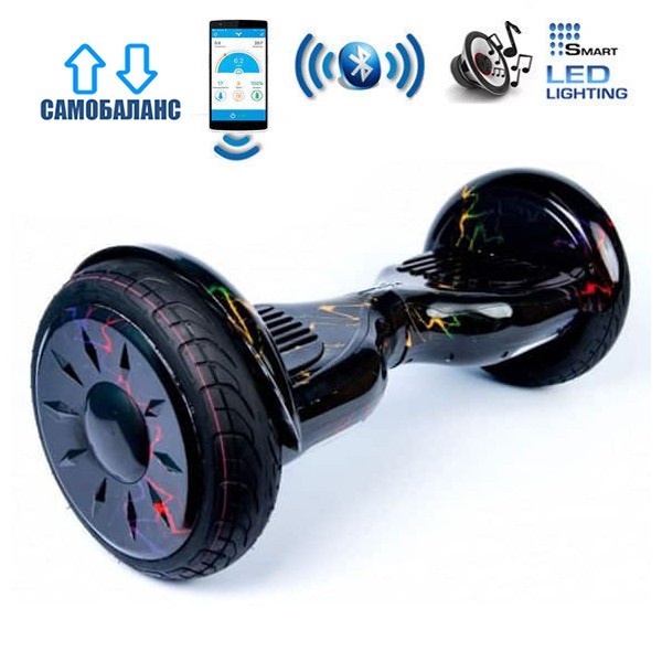 

Гироборд Smart Balance Wheel U20 Premium +Autobalance +Арр 10.5" Цветные молнии (4607686)