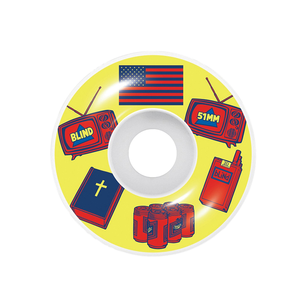 

Колеса Blind American Icons Wheel yel 51 мм