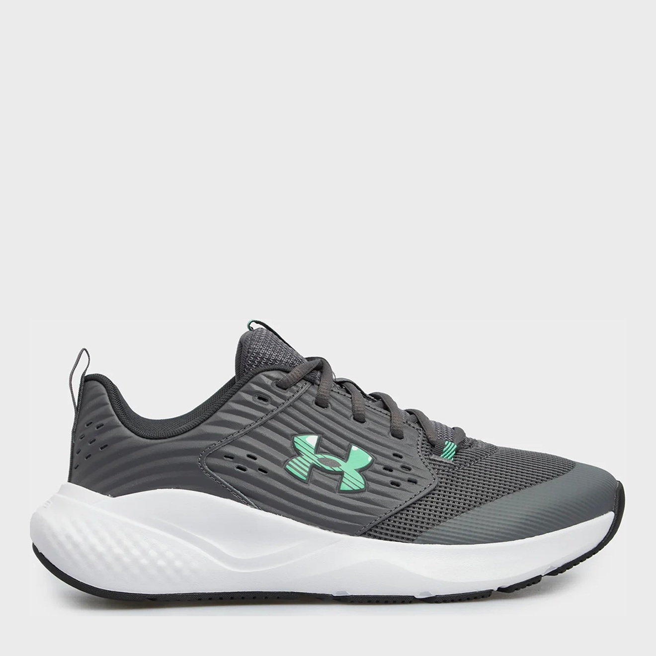 Акція на Чоловічі кросівки для залу Under Armour Charged Commit TR 4 3026017-104 42 (8.5US) 26.5 см Сірі від Rozetka