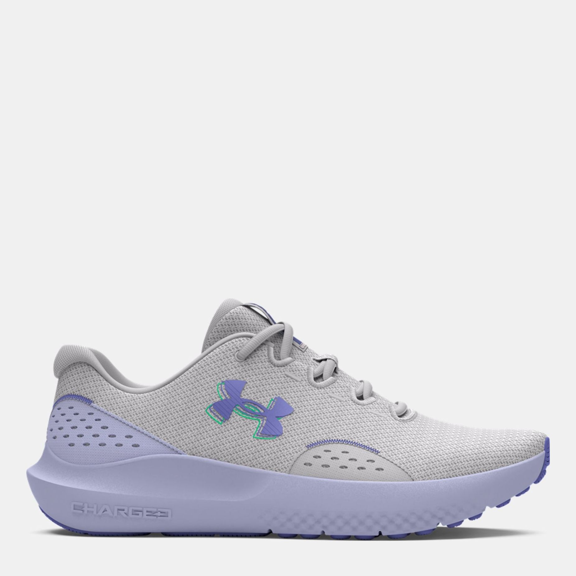 Акція на Жіночі кросівки для бігу Under Armour Charged Surge 4 3027007-101 36 (5.5US) 22.5 см Сірі від Rozetka