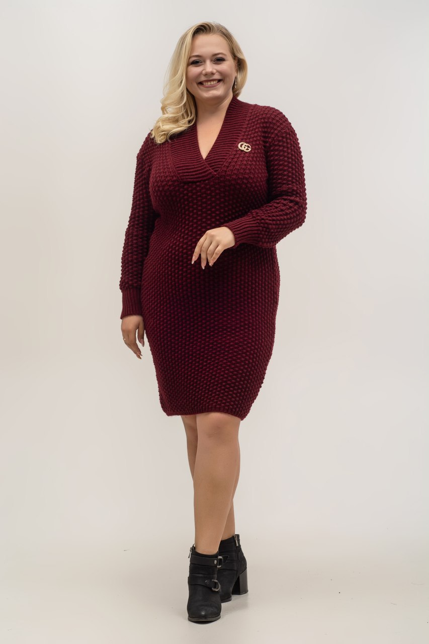 

Fashions • Платье Gella Fashions 50-54 бордовый (2309-нс)