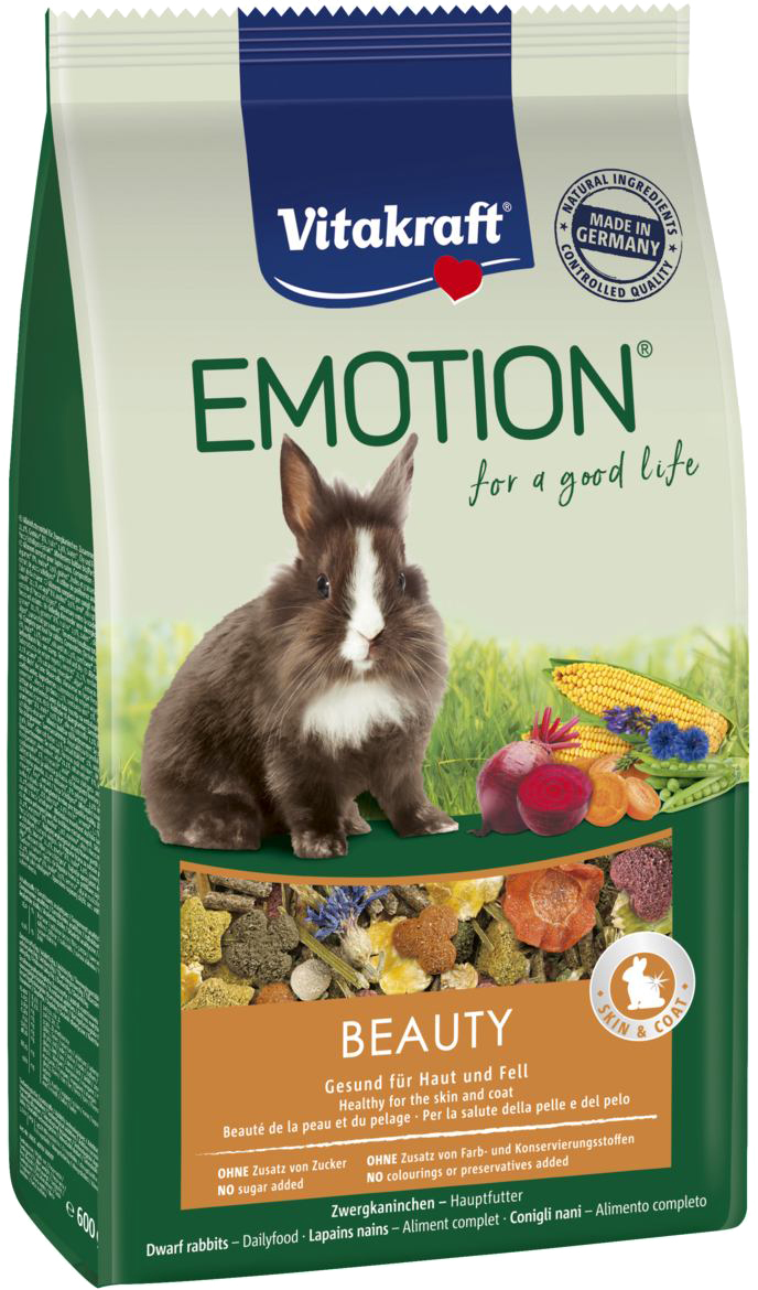 Акція на Корм для кроликов Vitakraft Emotion Beauty Selection Adult 600 г (4008239337450/4008239314550) від Rozetka UA